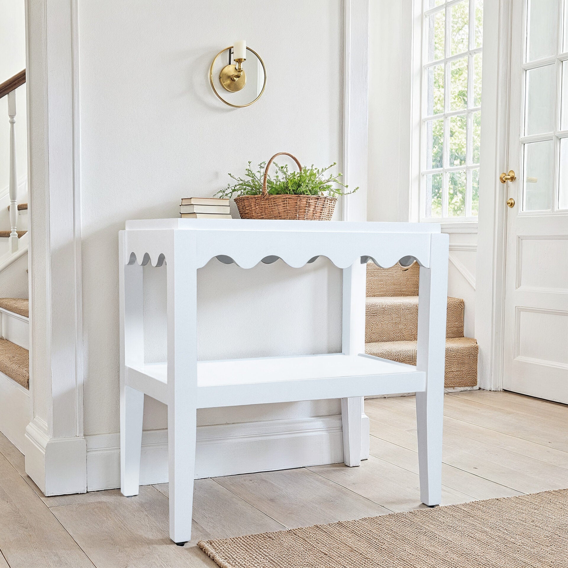 Scallop Accent Table