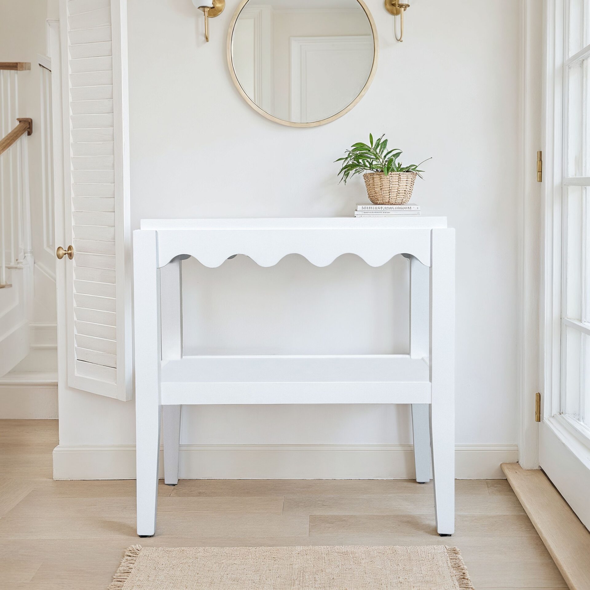 Scallop Accent Table