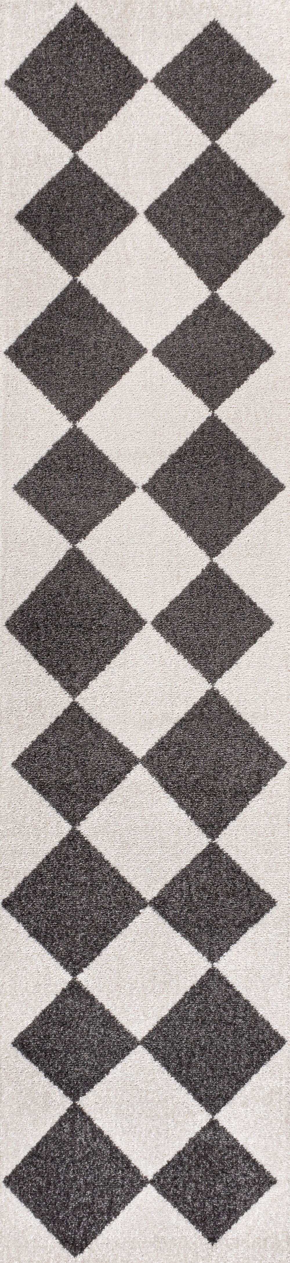 Draper Classic Geometric Diamond Pattern Area Rug