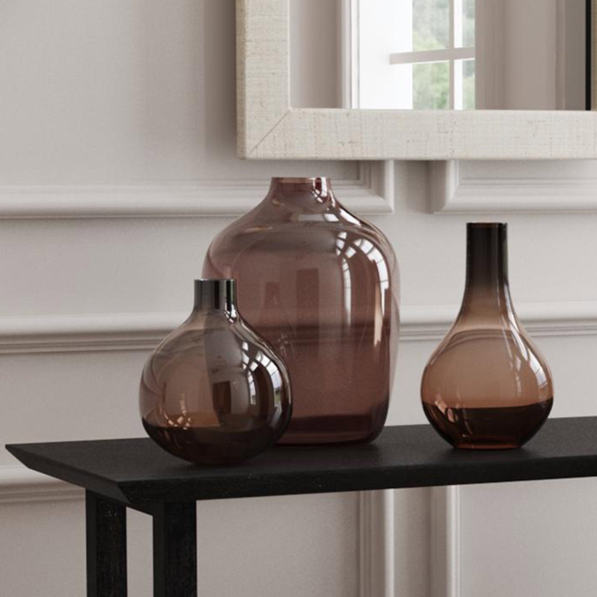 Caspian 7.5" Hand Blown Glass Vase