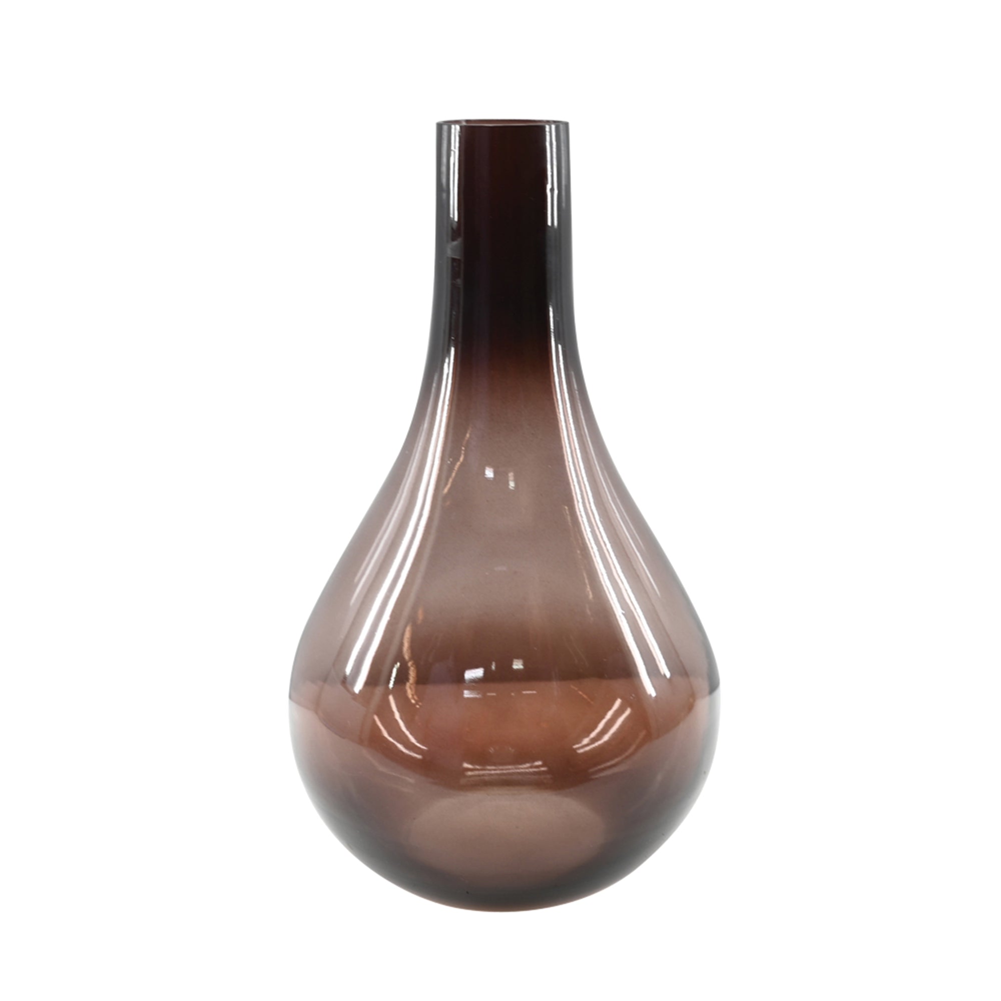 Caspian 10" Hand Blown Glass Vase
