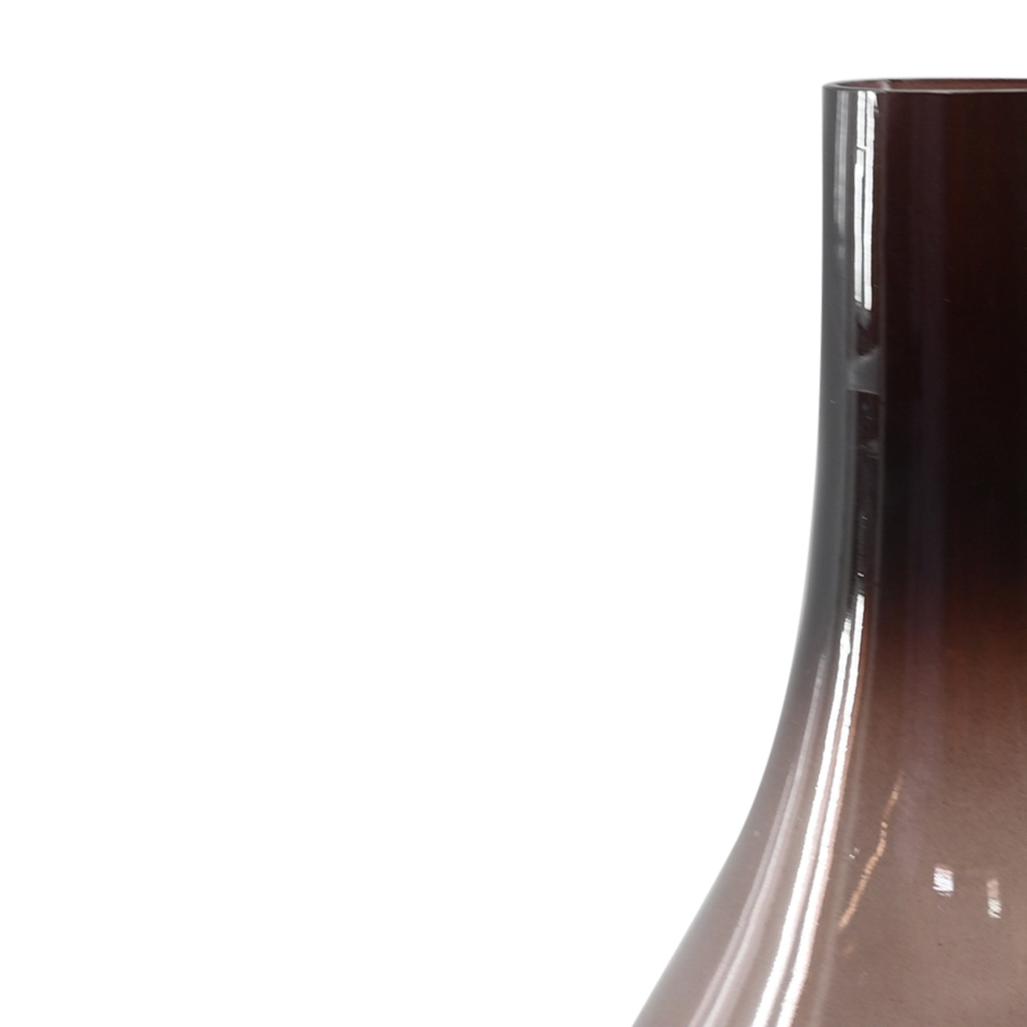 Caspian 10" Hand Blown Glass Vase