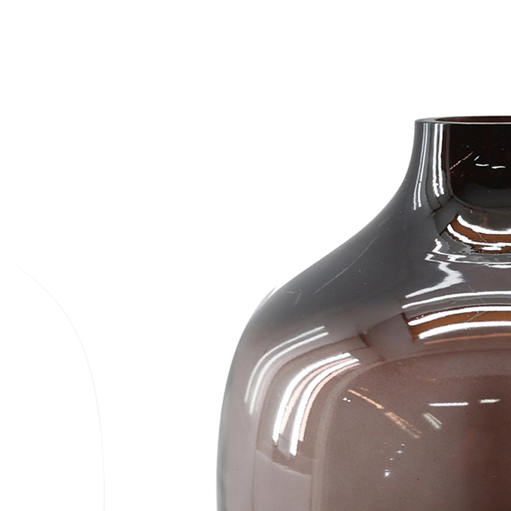 Caspian 11.75" Hand Blown Glass Vase