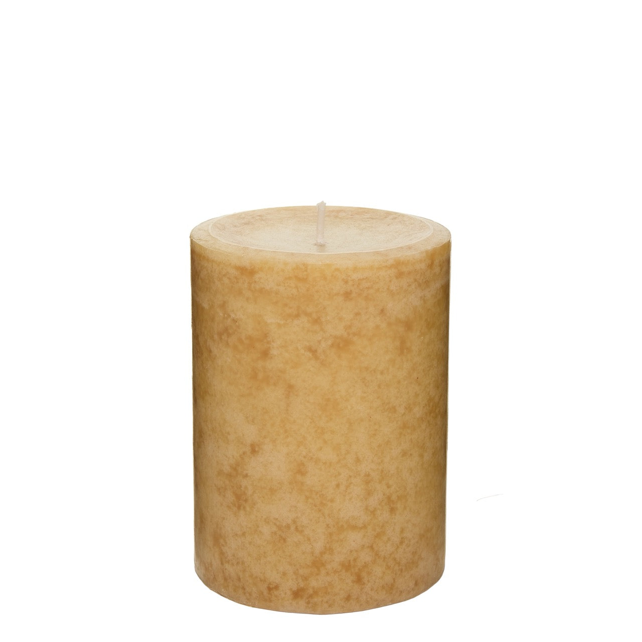 Pier 1 Amber Musk 3x4 Solid Pillar Candle
