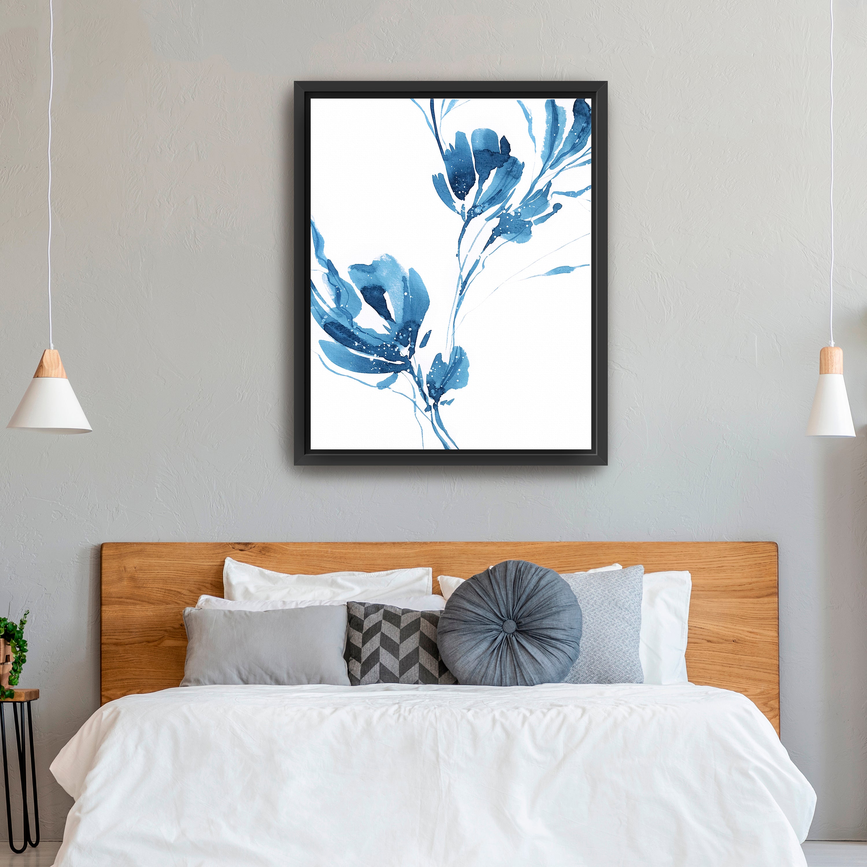 Blue Move 1 Canvas Giclee
