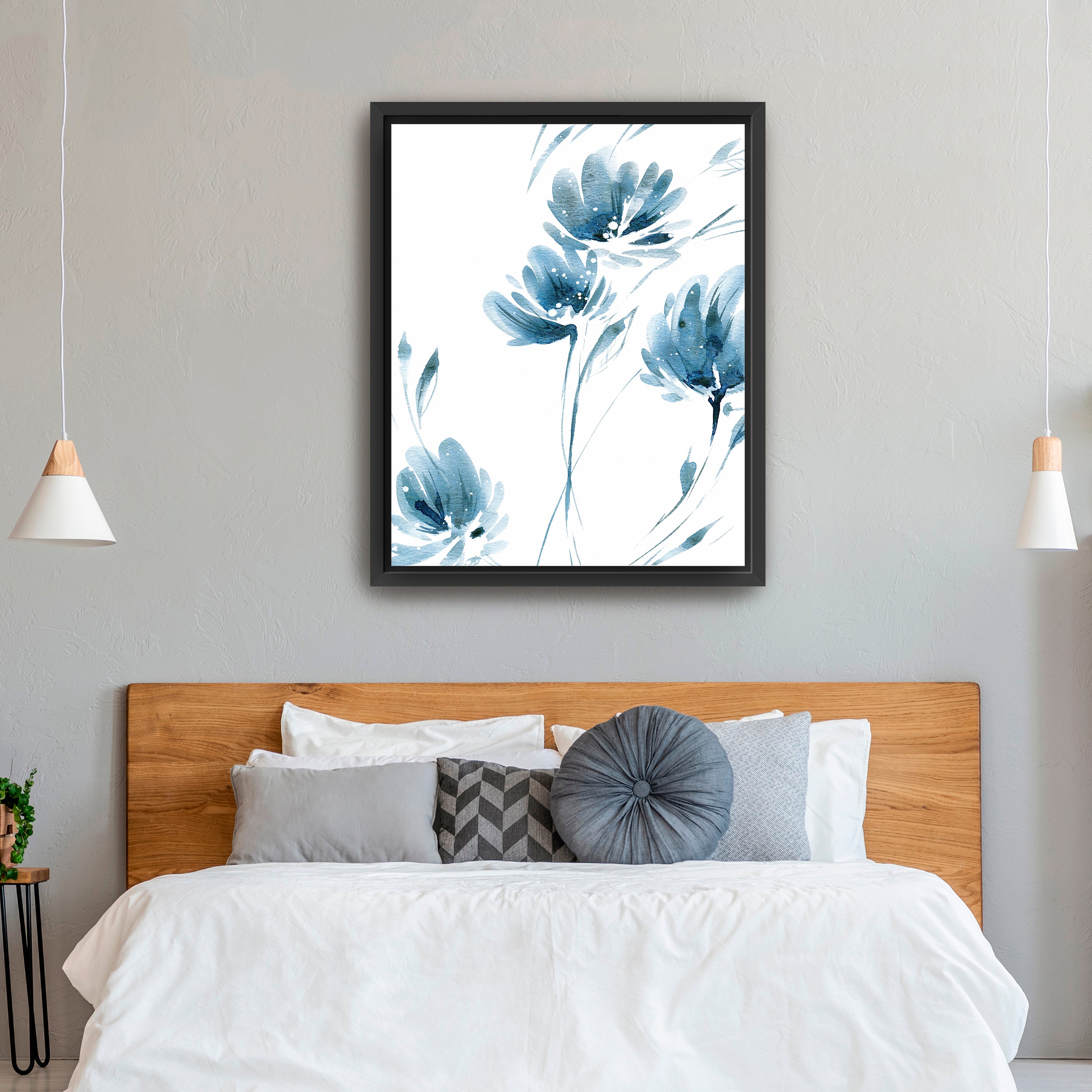 Blue Move 2 Canvas Giclee