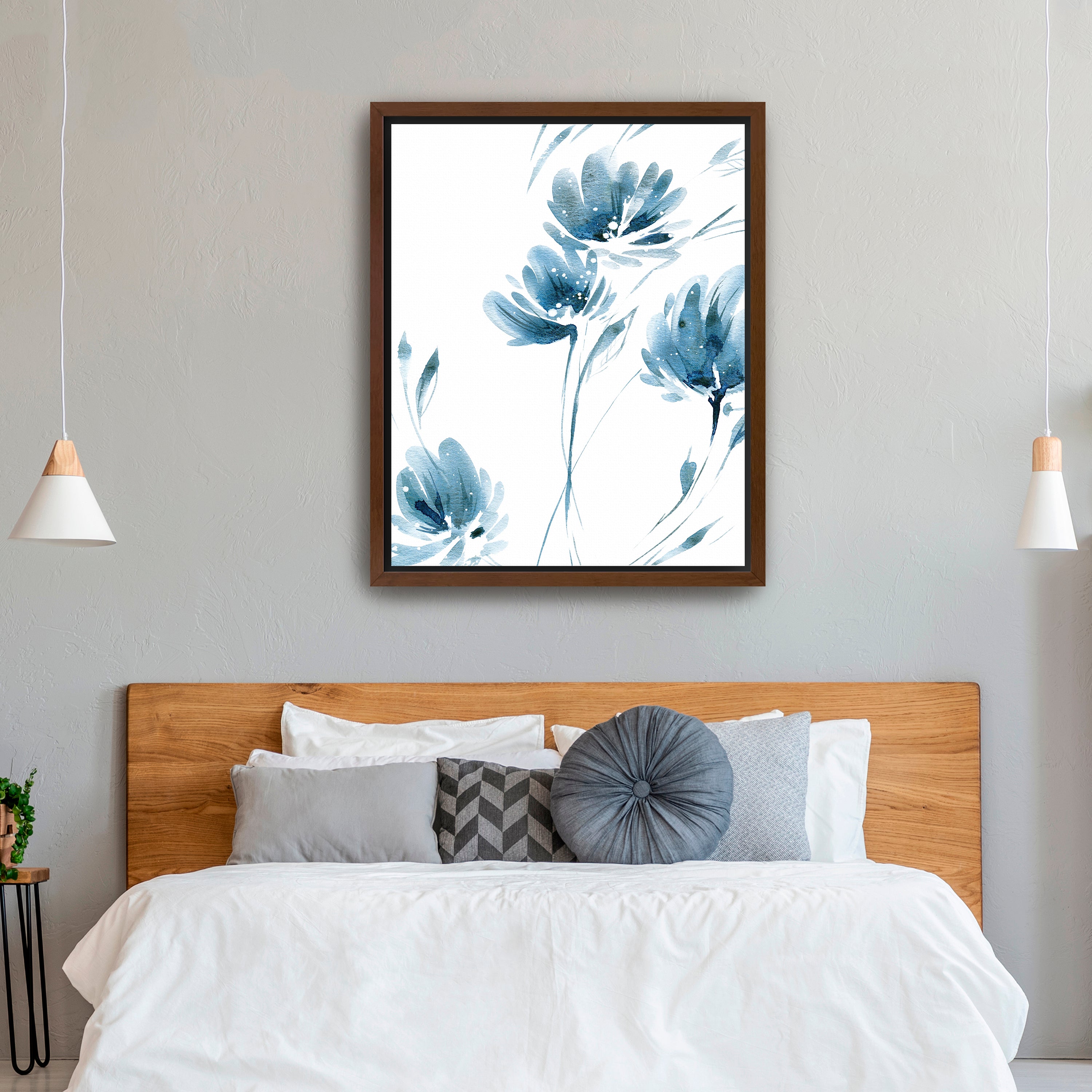 Blue Move 2 Canvas Giclee