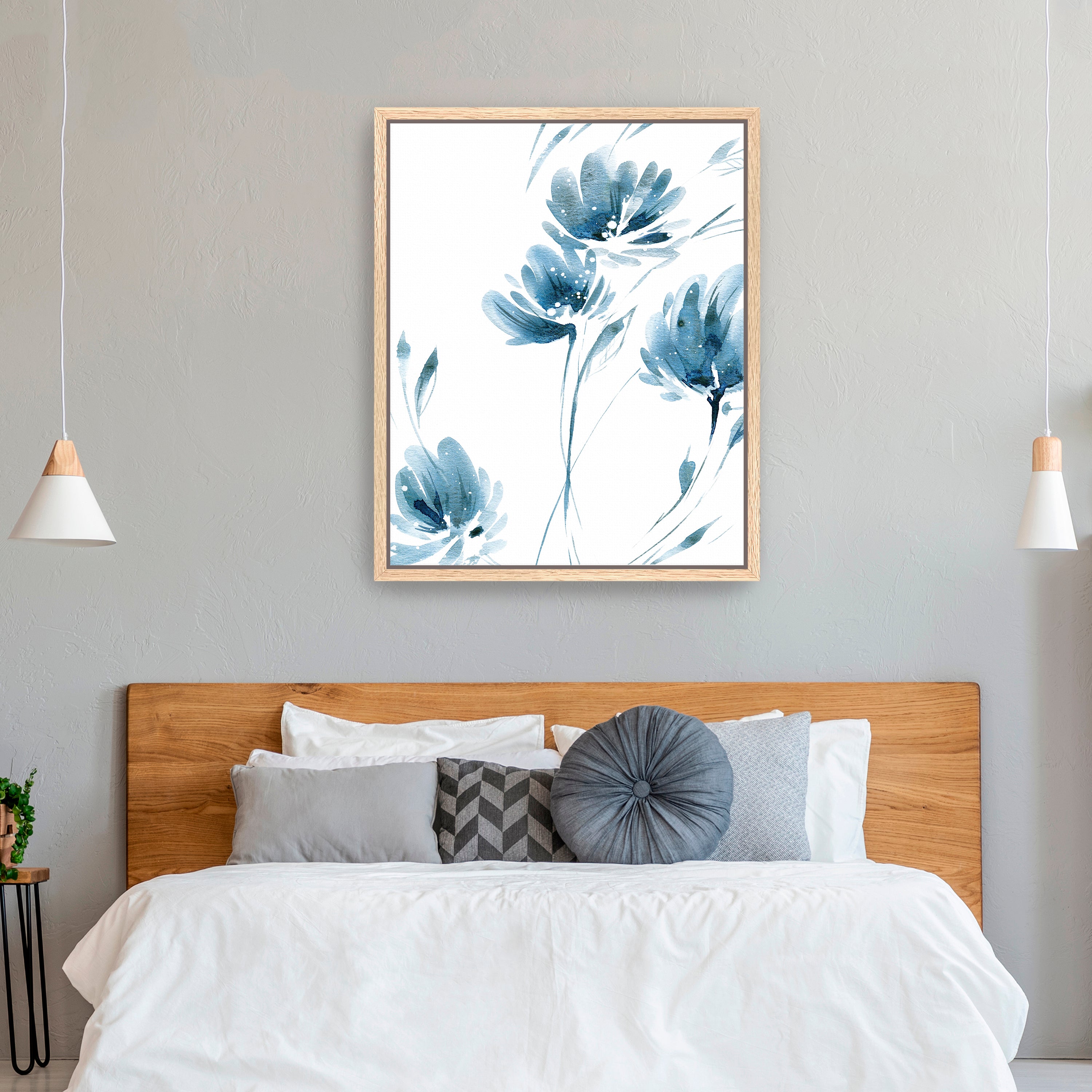 Blue Move 2 Canvas Giclee