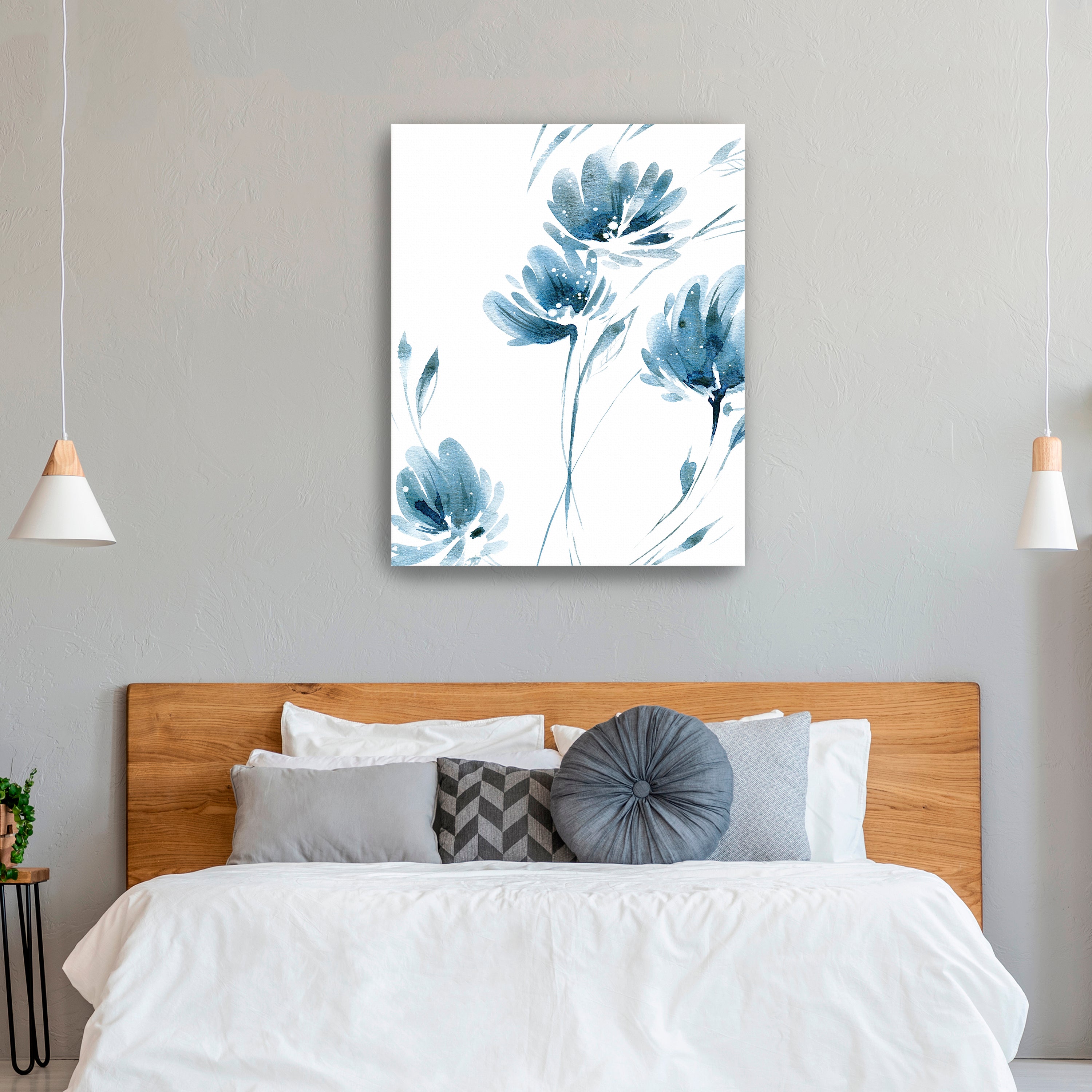 Blue Move 2 Canvas Giclee