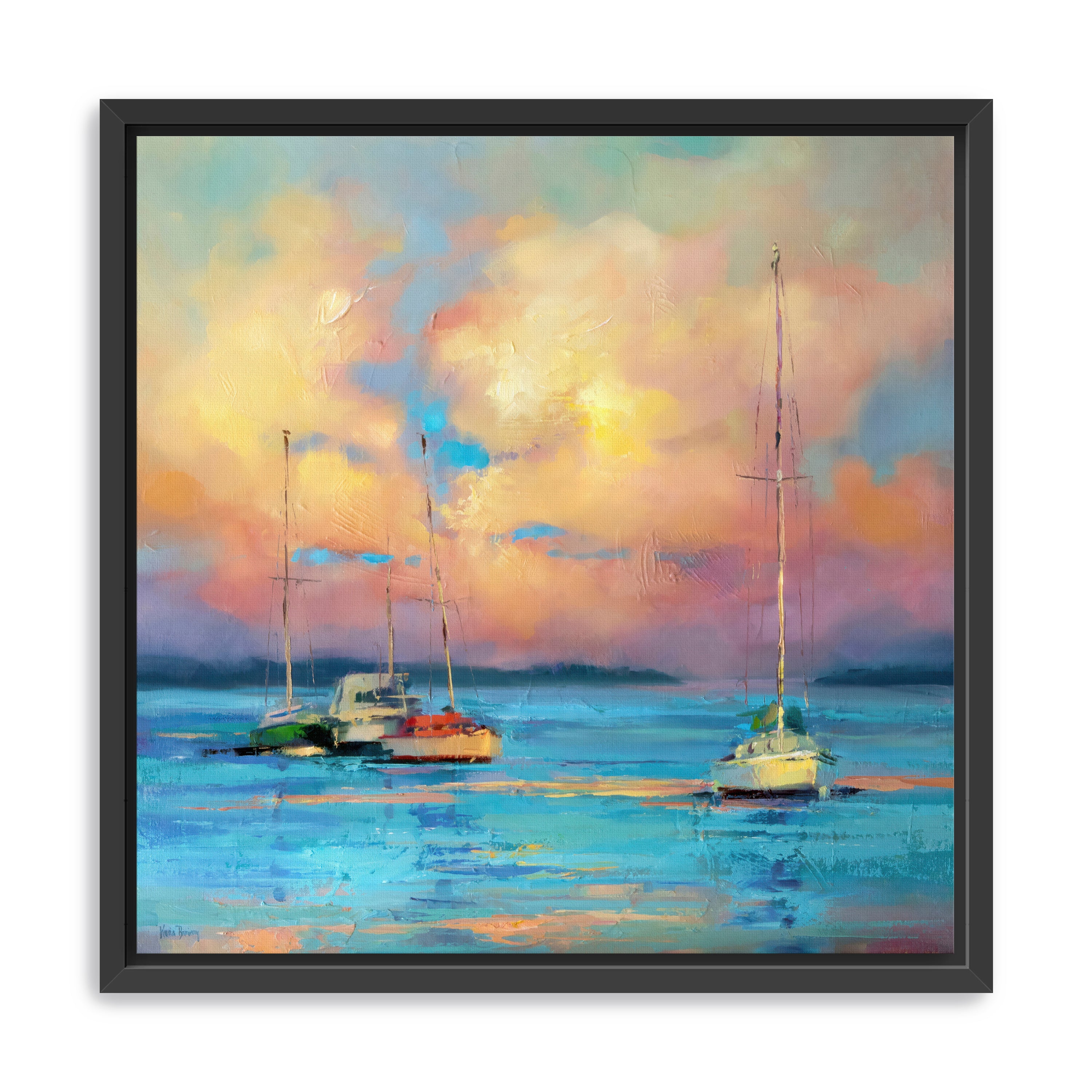 After The Sailing Day Canvas Giclee