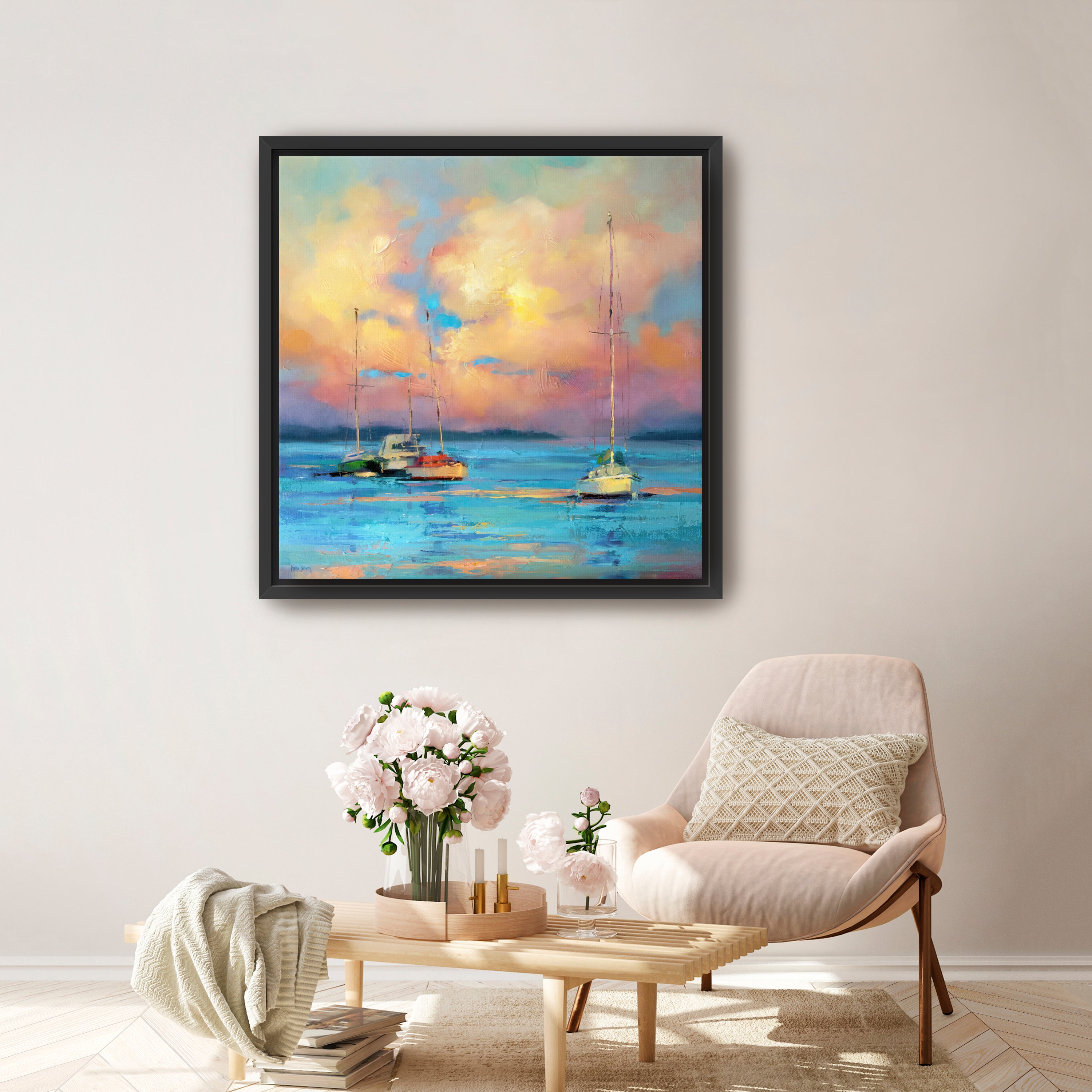 After The Sailing Day Canvas Giclee