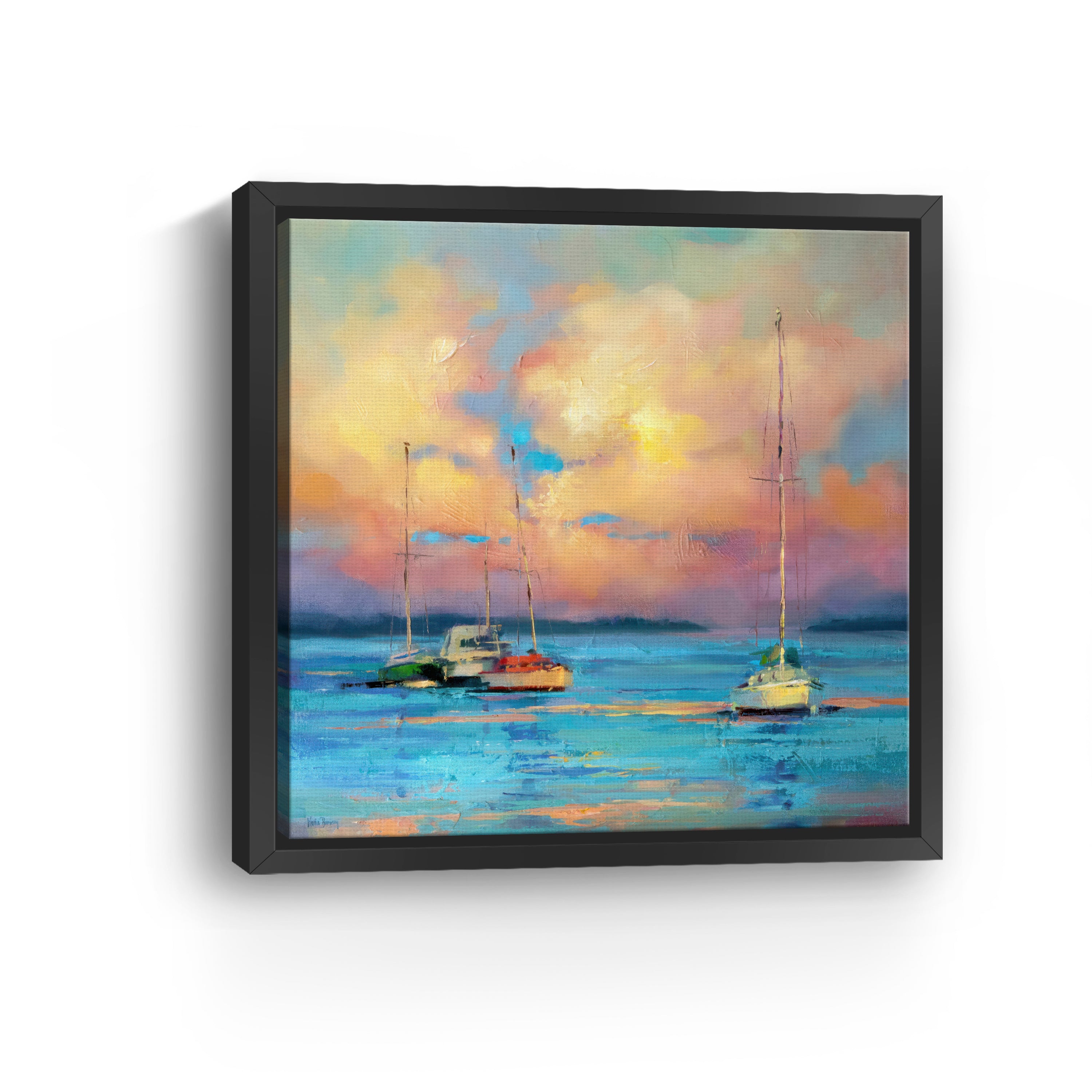 After The Sailing Day Canvas Giclee