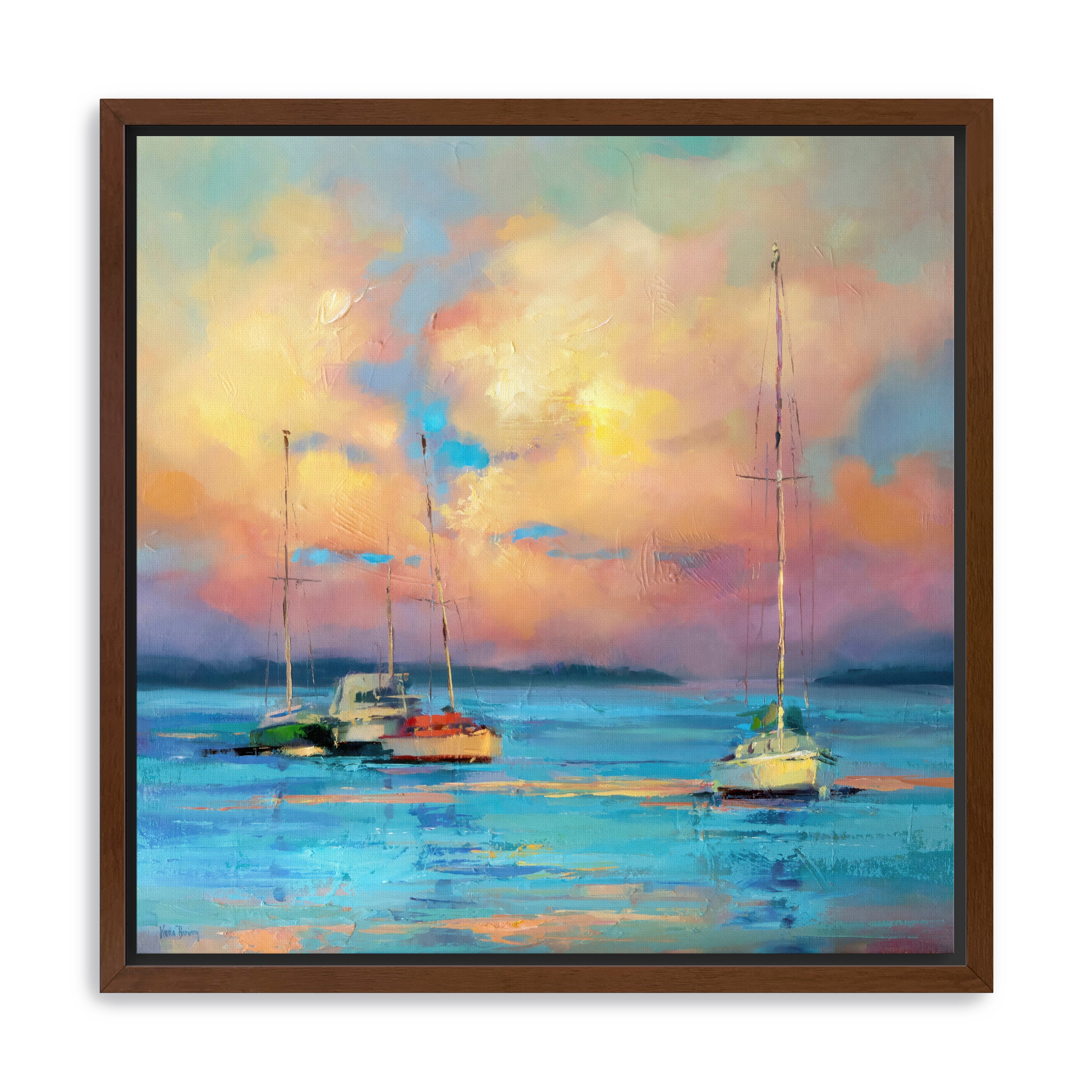 After The Sailing Day Canvas Giclee