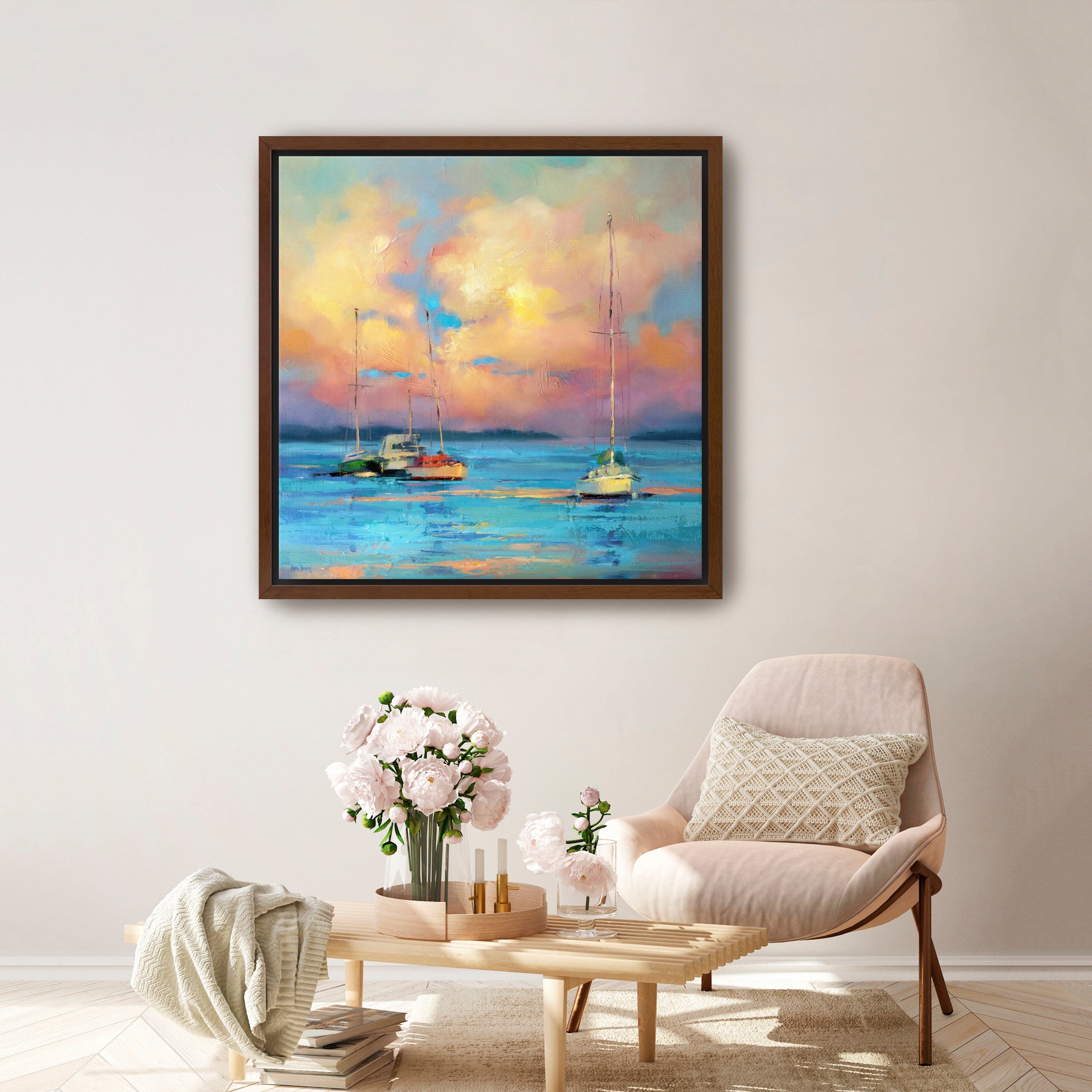 After The Sailing Day Canvas Giclee