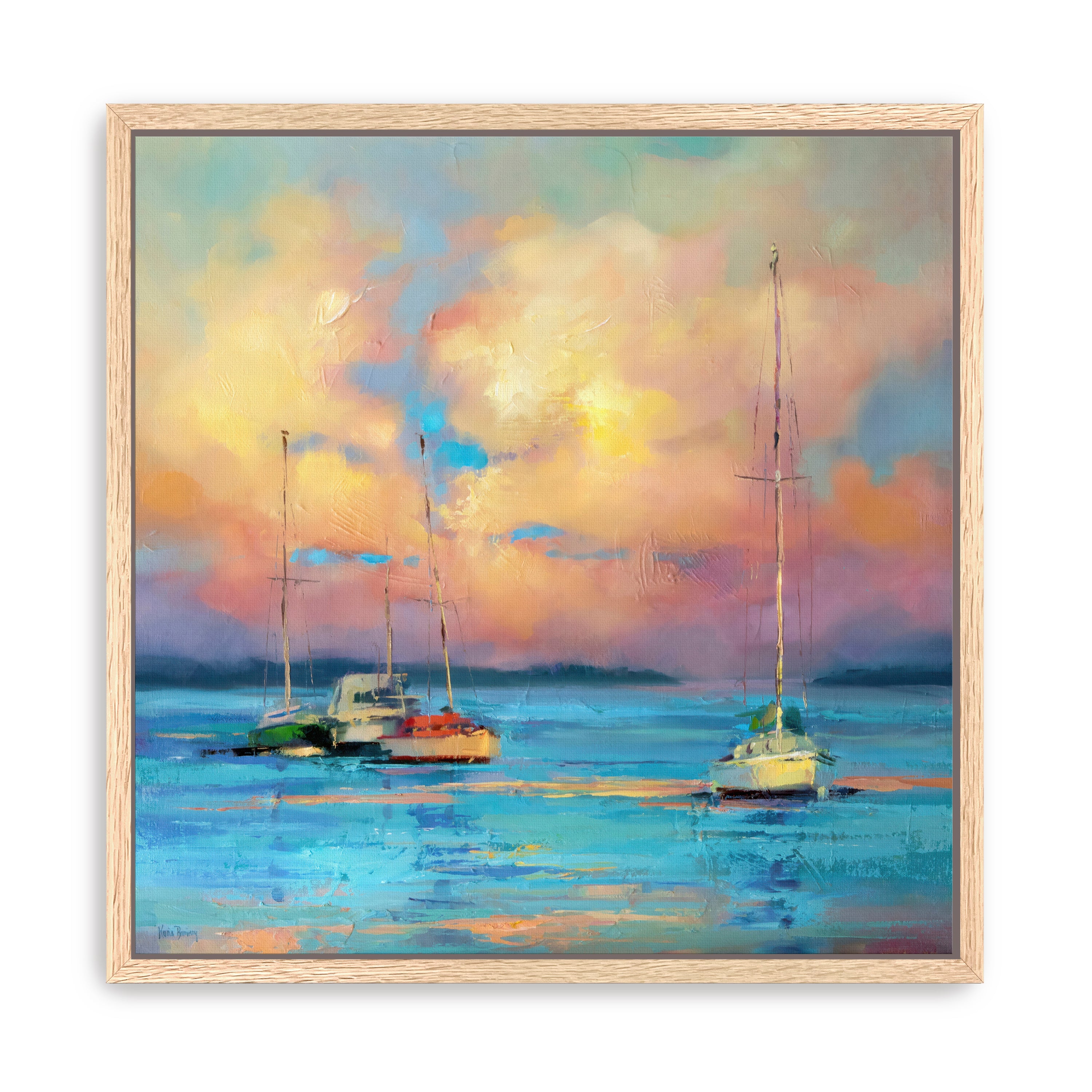 After The Sailing Day Canvas Giclee