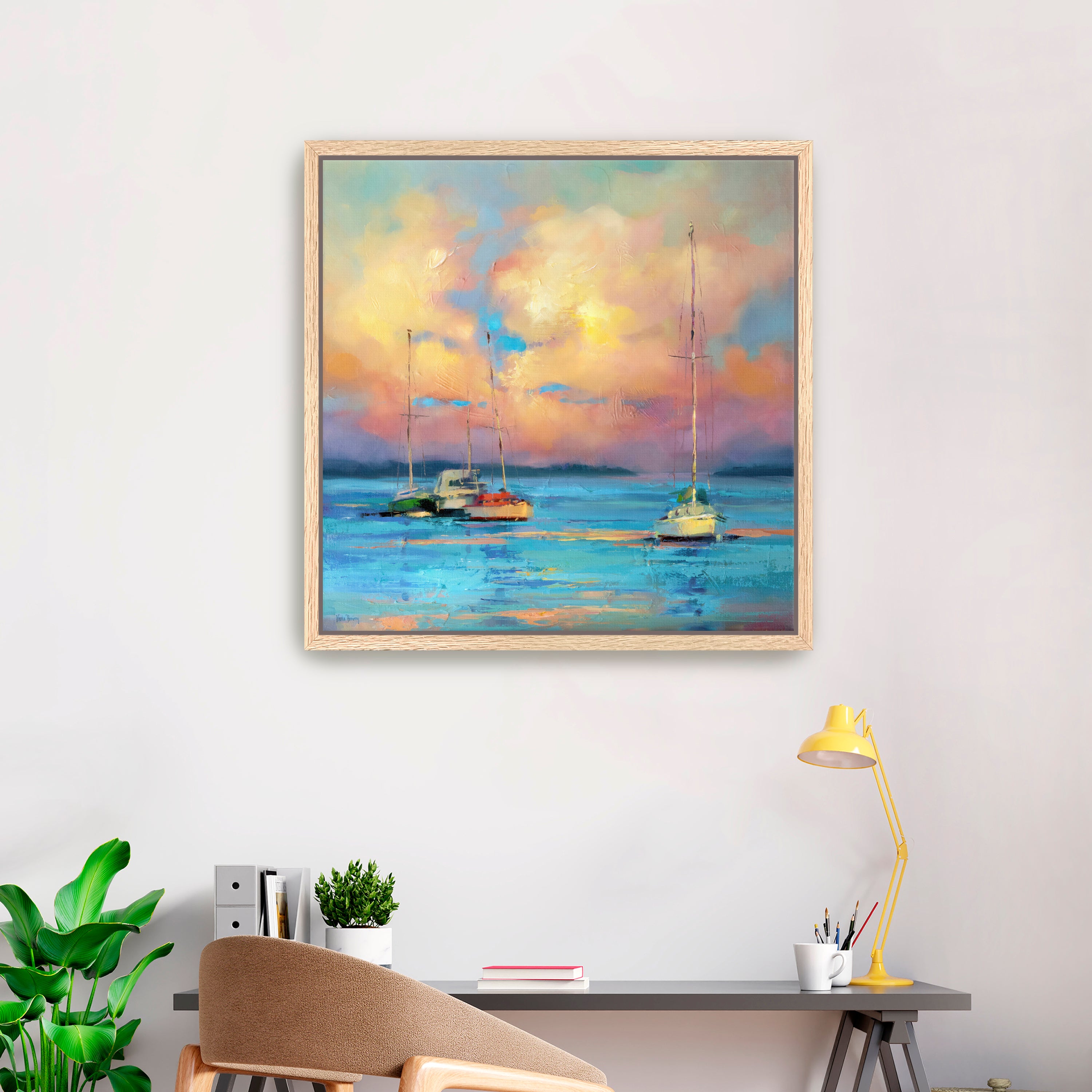 After The Sailing Day Canvas Giclee