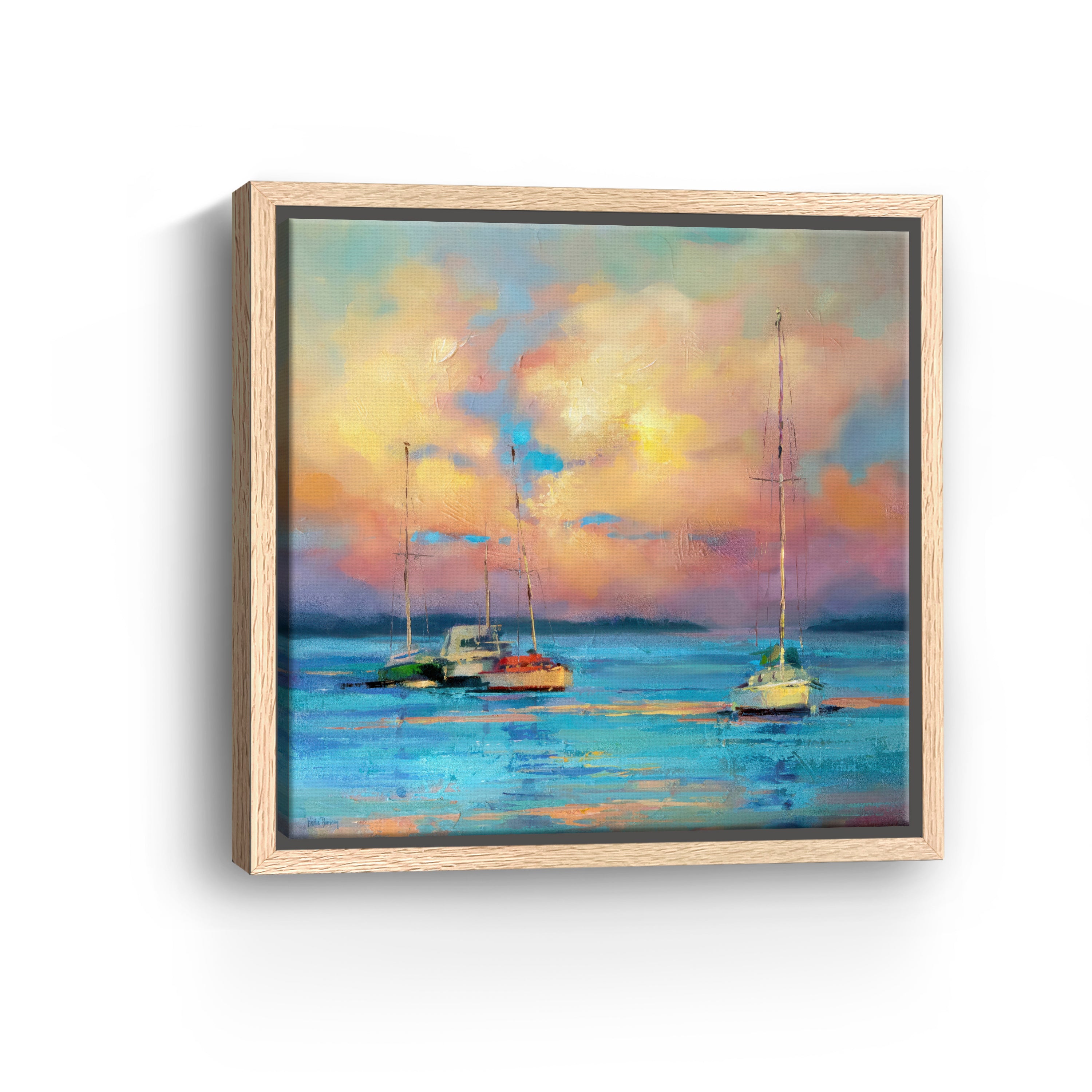 After The Sailing Day Canvas Giclee