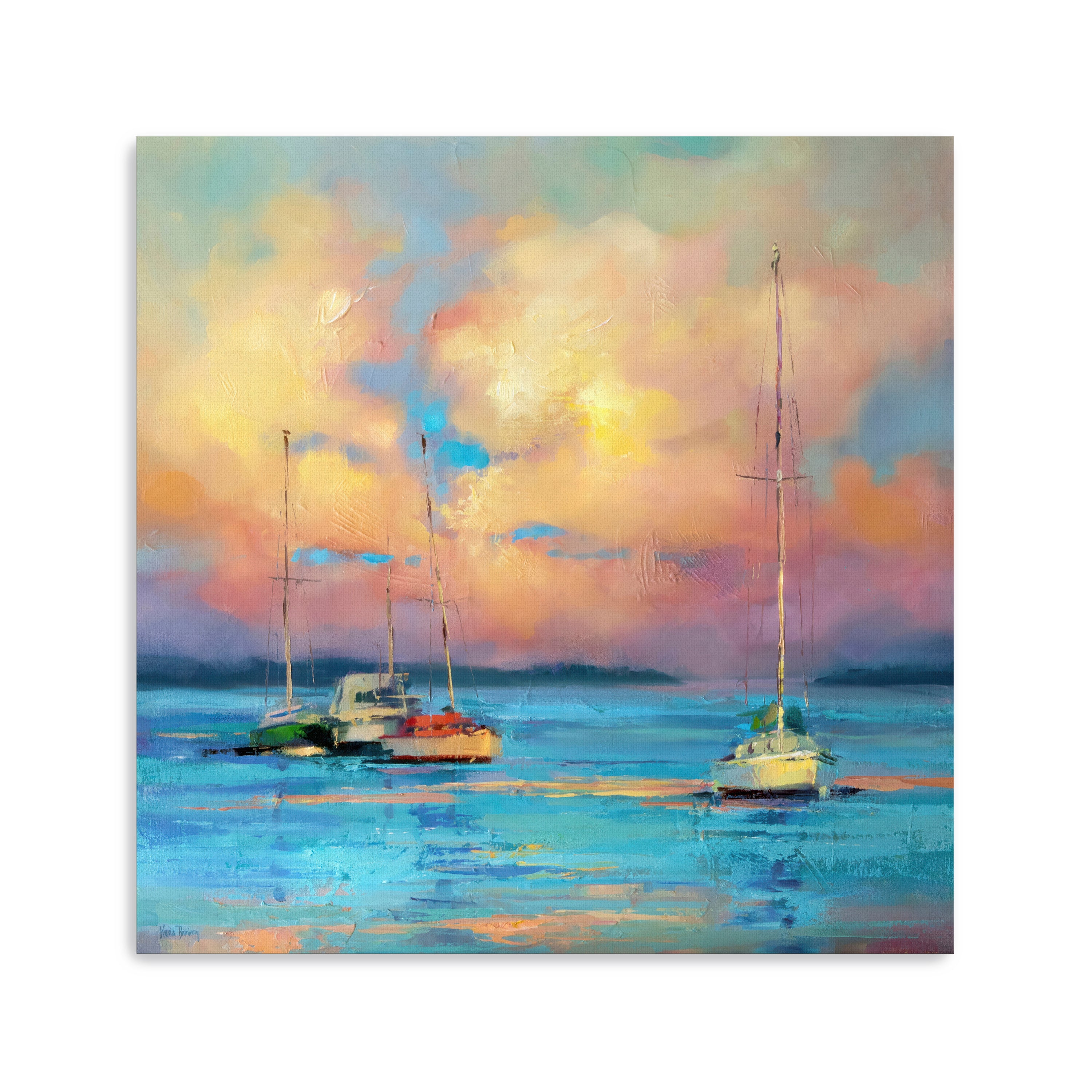 After The Sailing Day Canvas Giclee