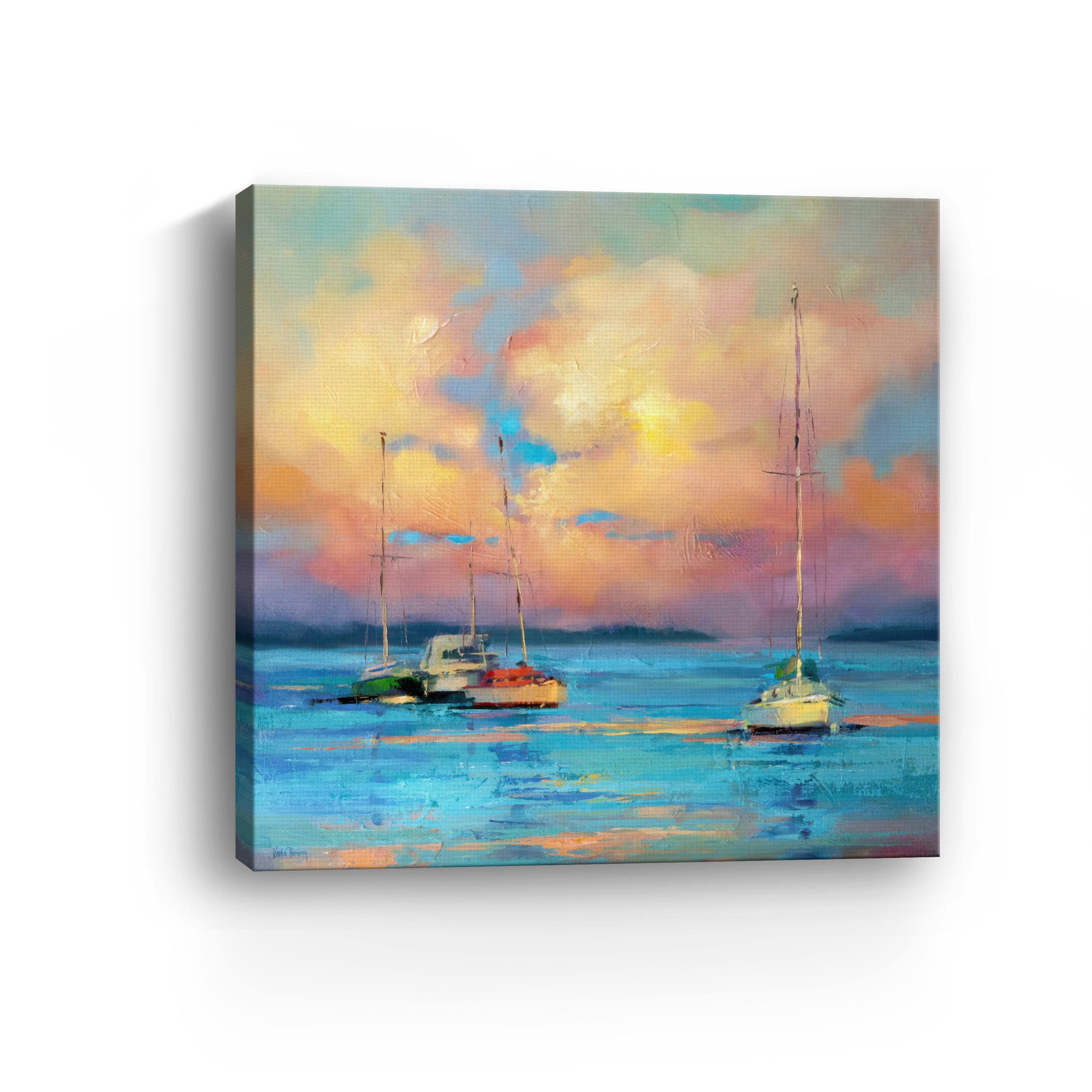 After The Sailing Day Canvas Giclee