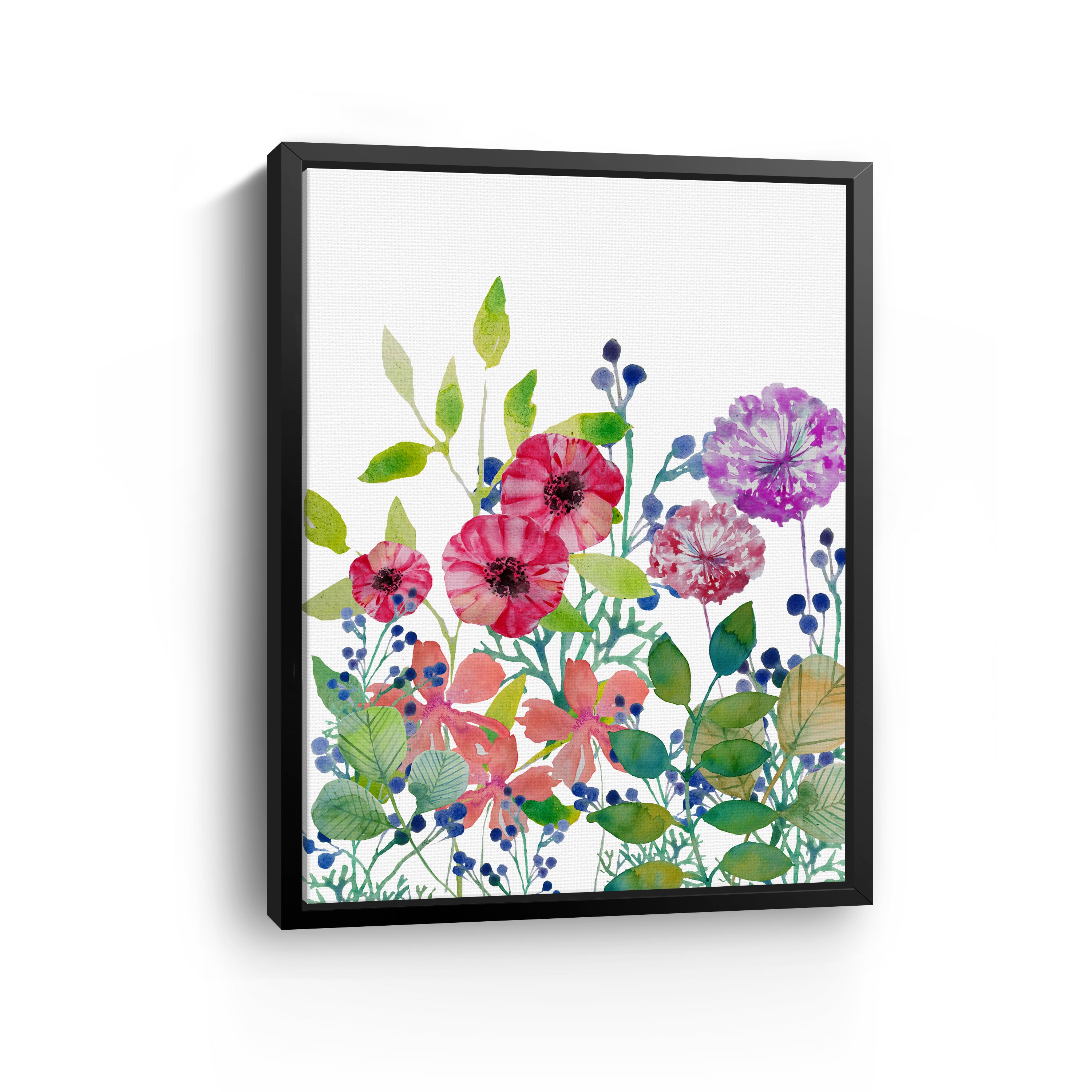 Flowers V Canvas Giclee