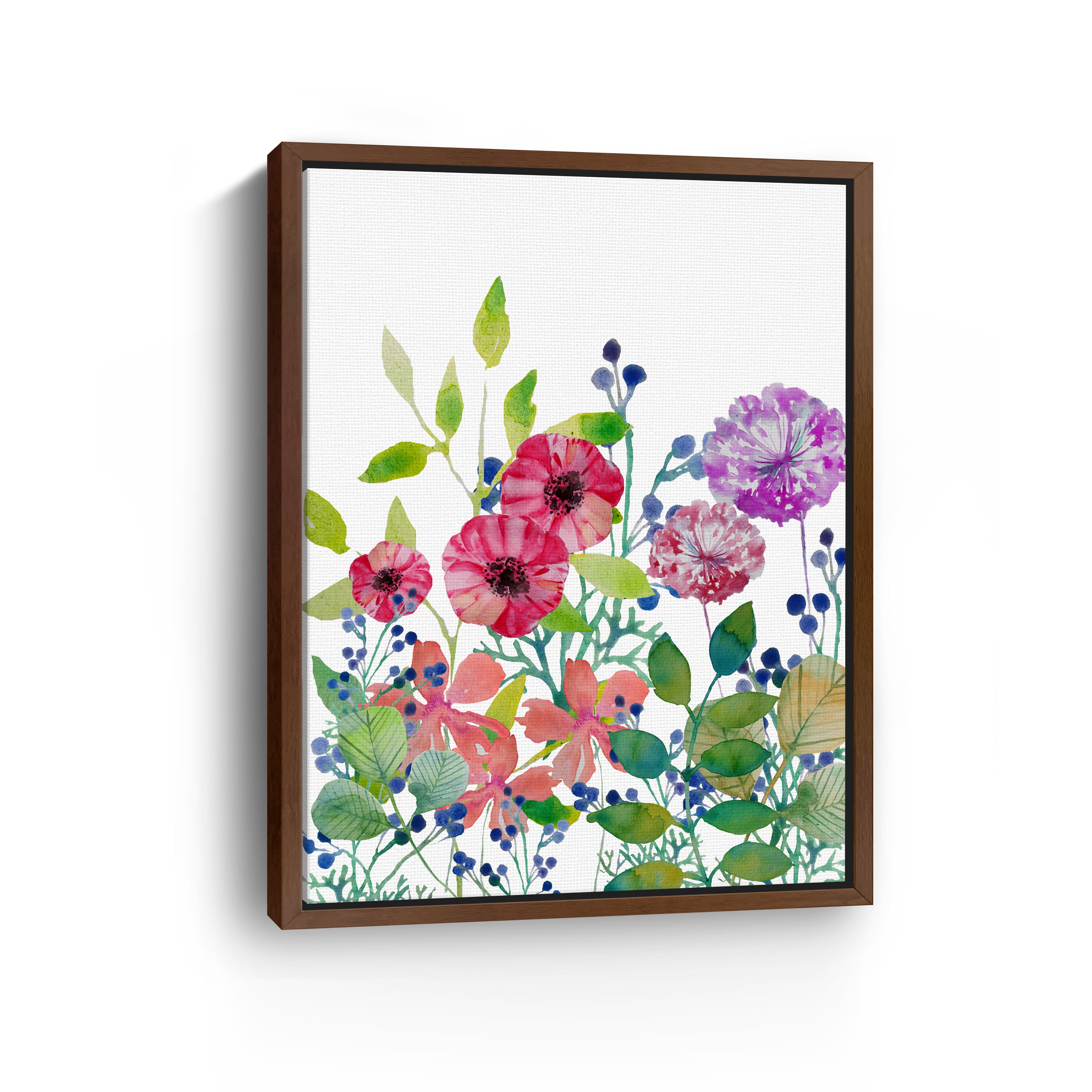 Flowers V Canvas Giclee