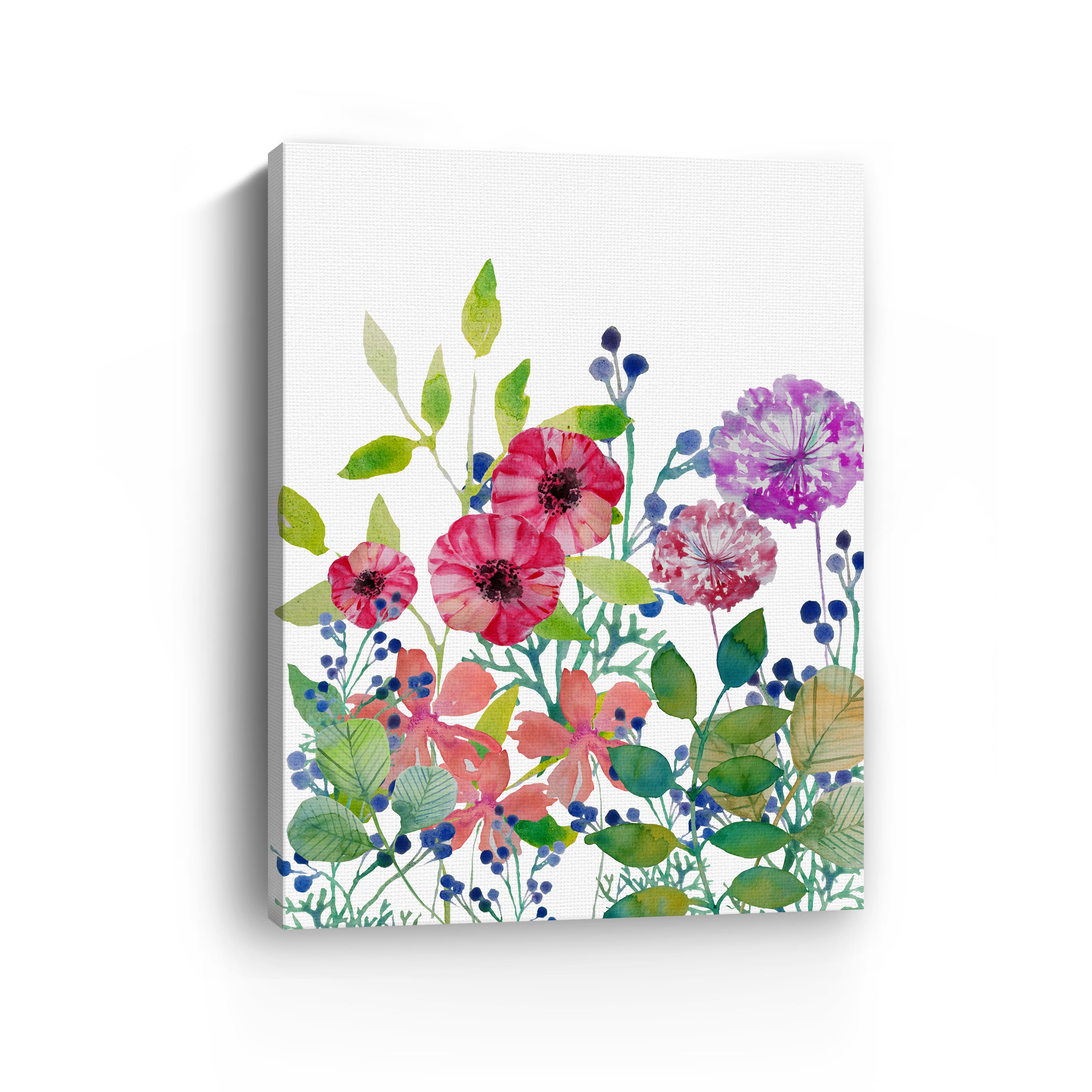 Flowers V Canvas Giclee
