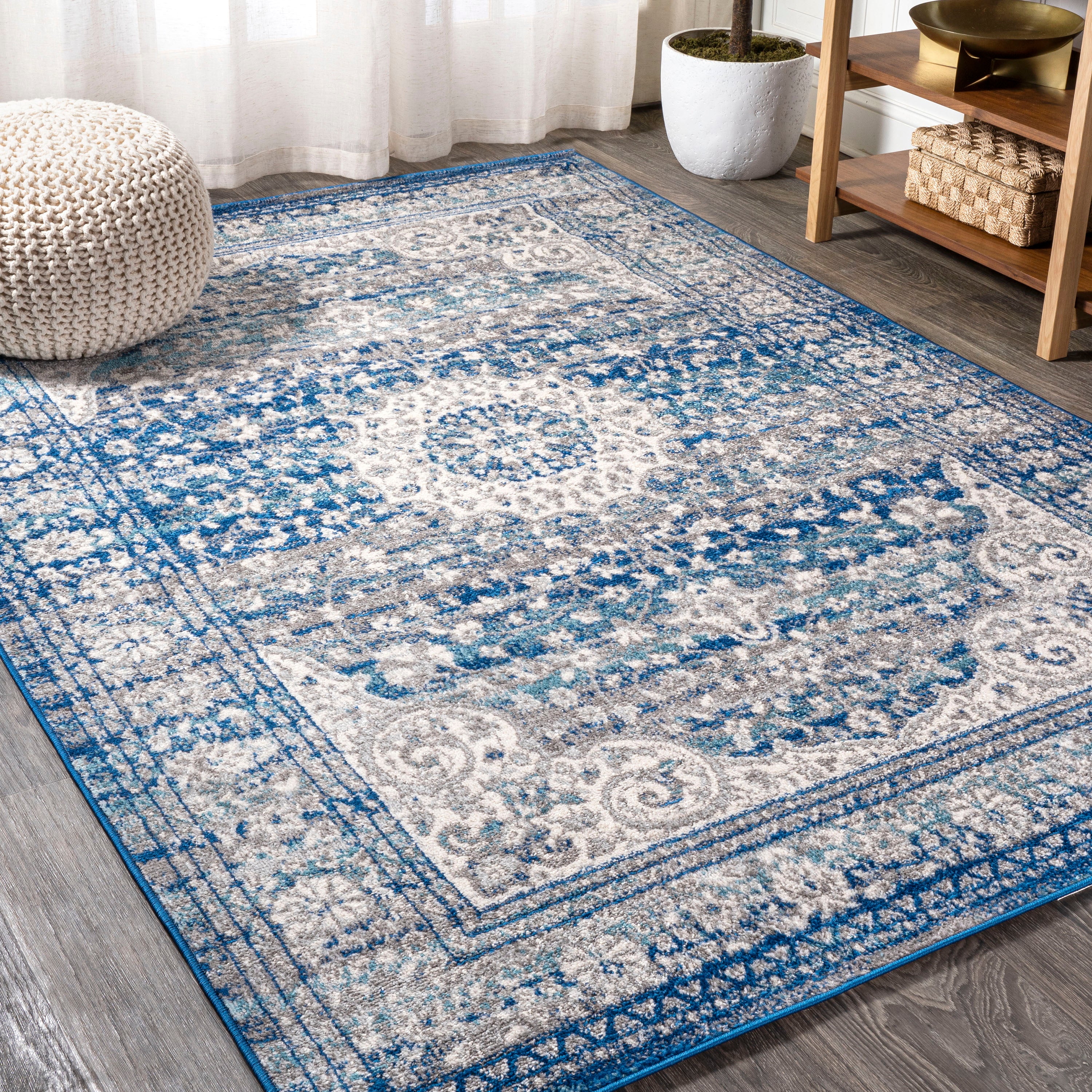 Scalay Ornate Bohemian Medallion Area Rug