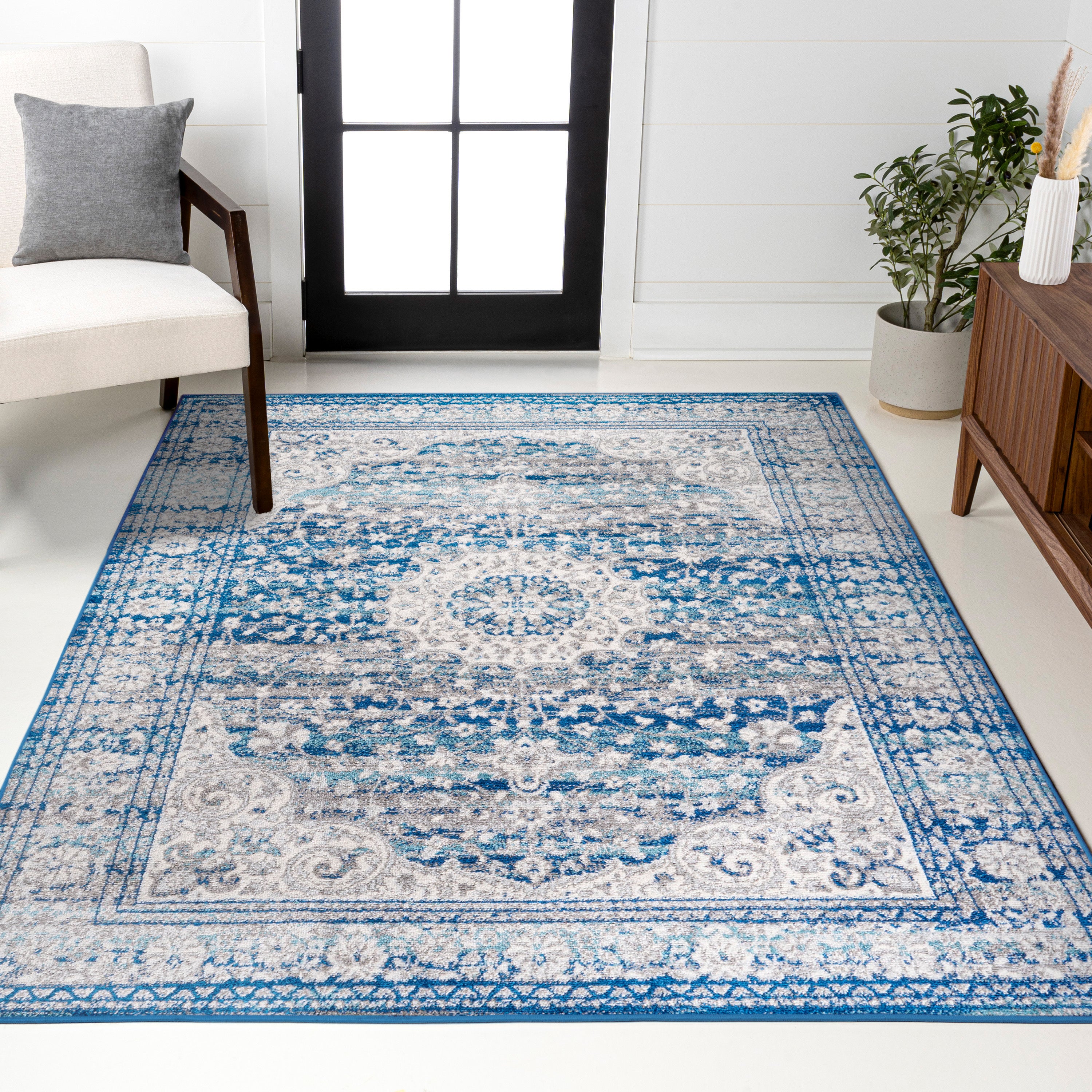 Scalay Ornate Bohemian Medallion Area Rug