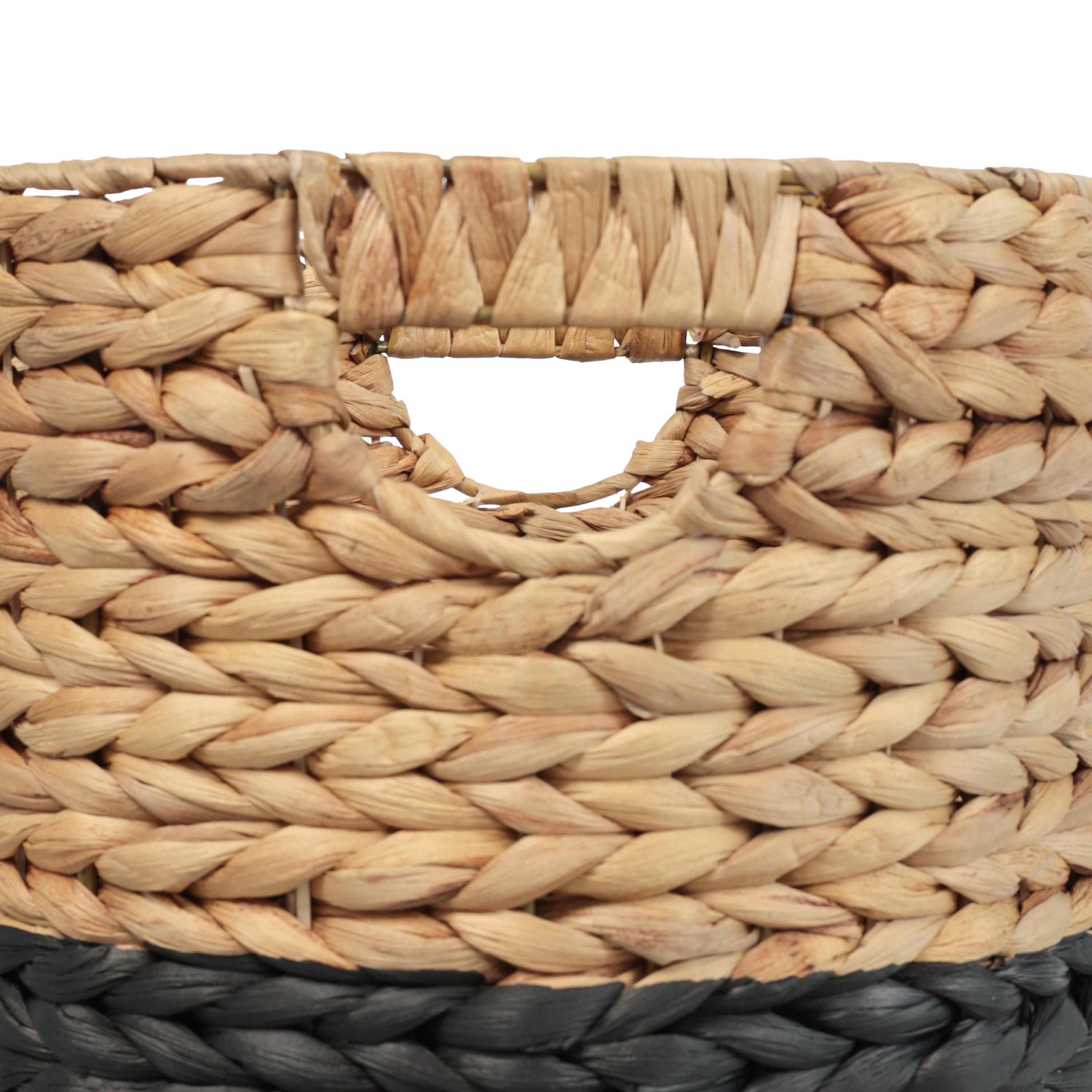 Avery Bohemian Cottage Handwoven Cylinder Nesting Baskets with Handles