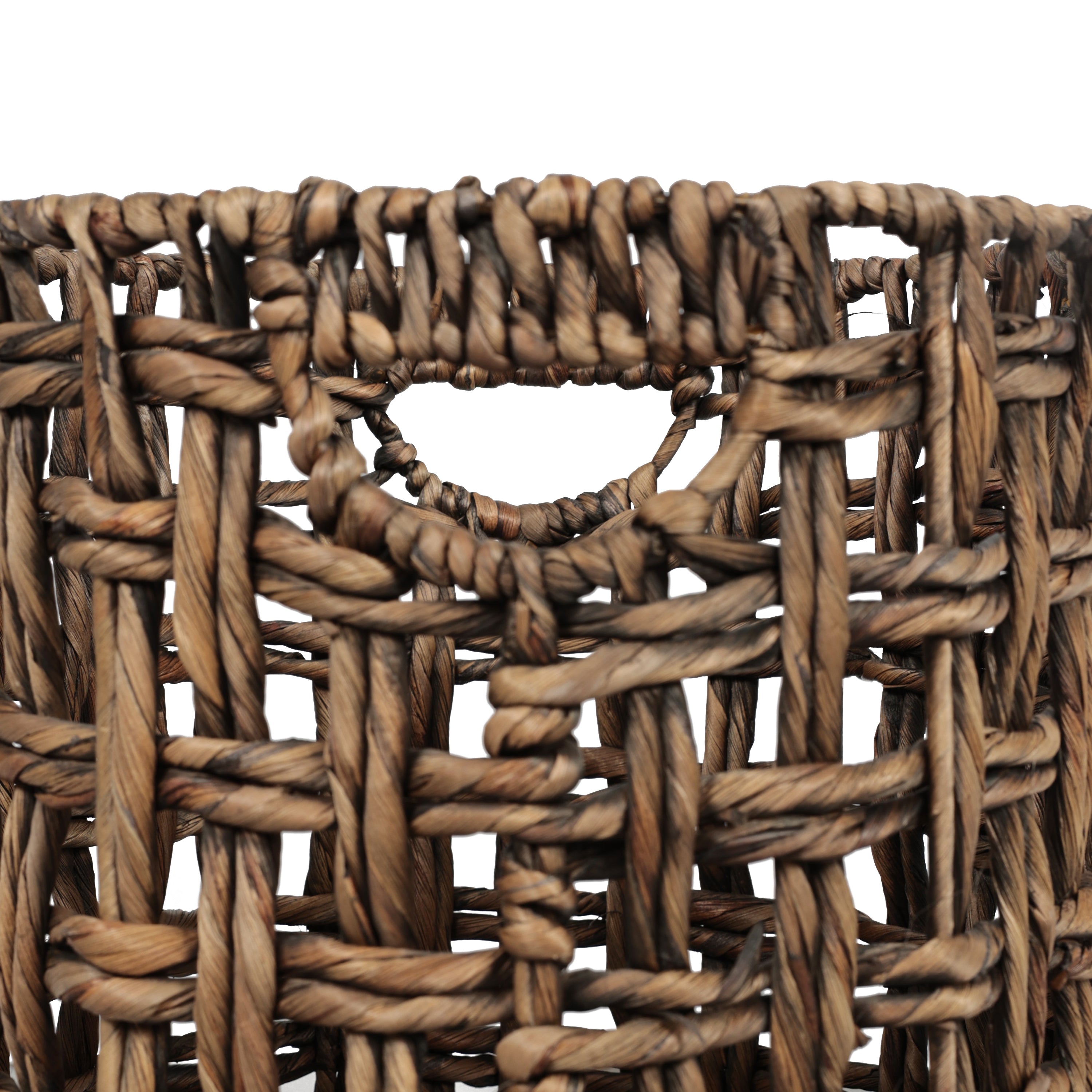 Lasuna Coastal Bohemian Handwoven Nesting Baskets with Handles