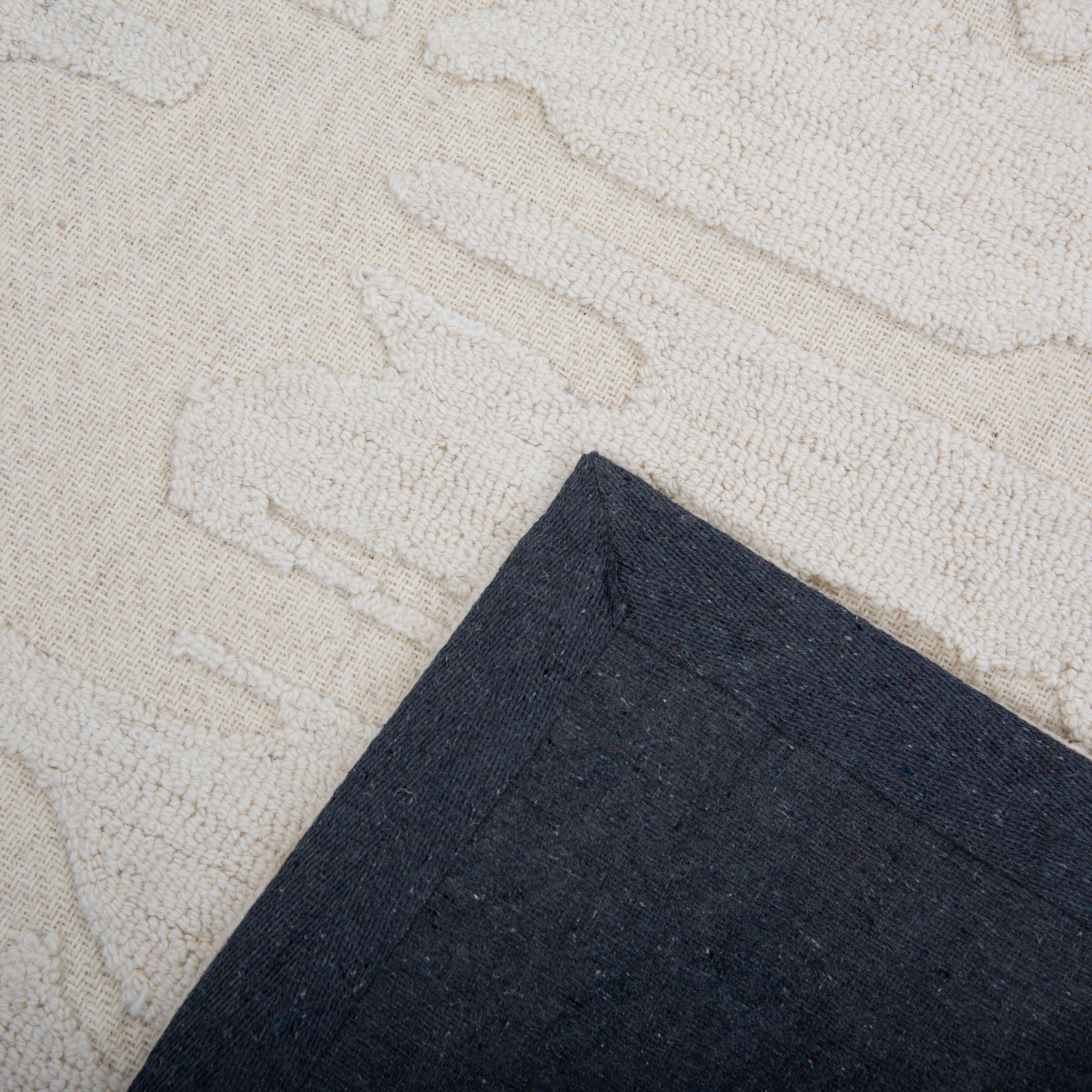 Bixby Hand Tufted 100% Wool Geometric Area Rug