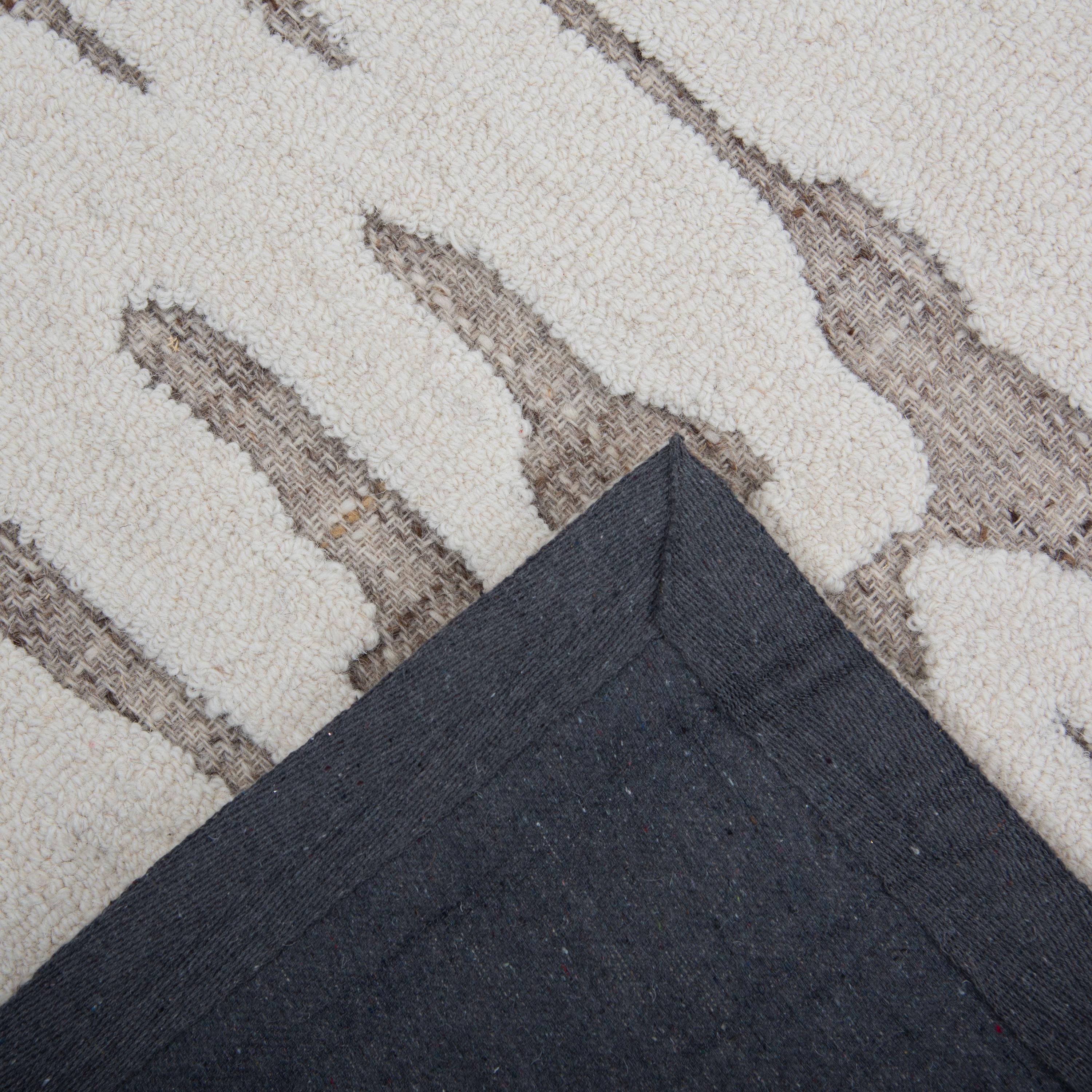 Bixby Hand Tufted 100% Wool Geometric Area Rug