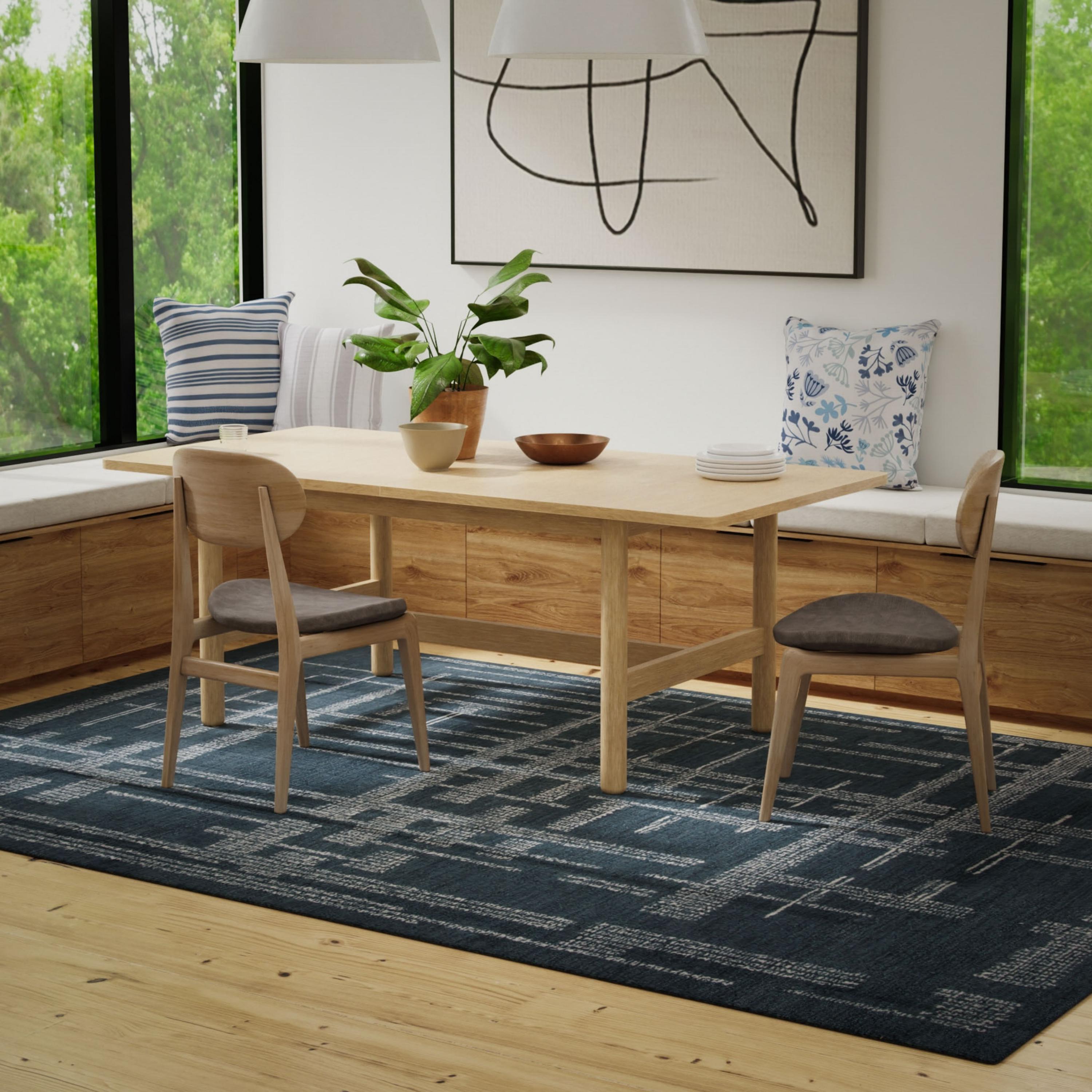 Montclaire Hand Tufted 100% Wool Geometric Area Rug