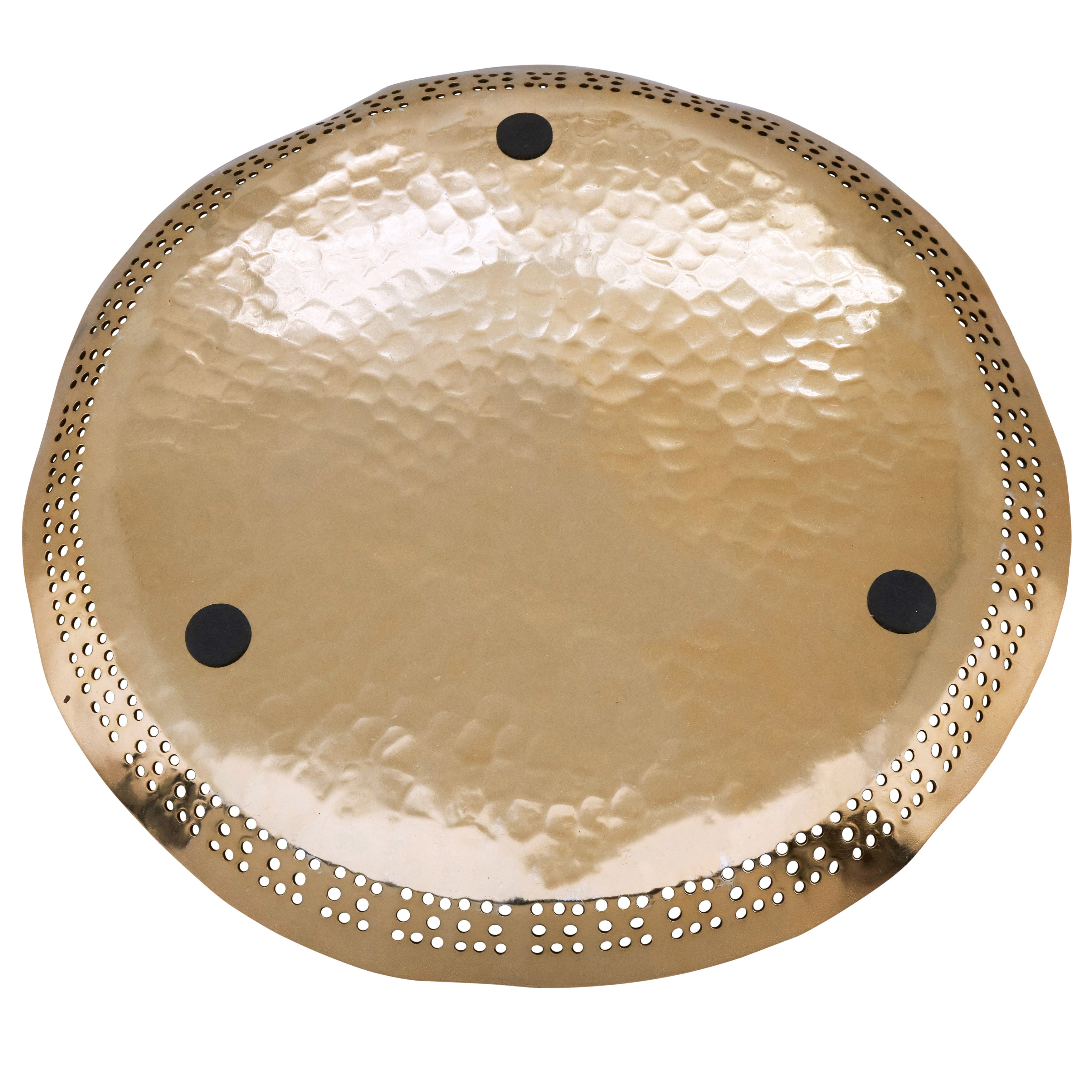 Hole Punched Charger Plates, Set of 4