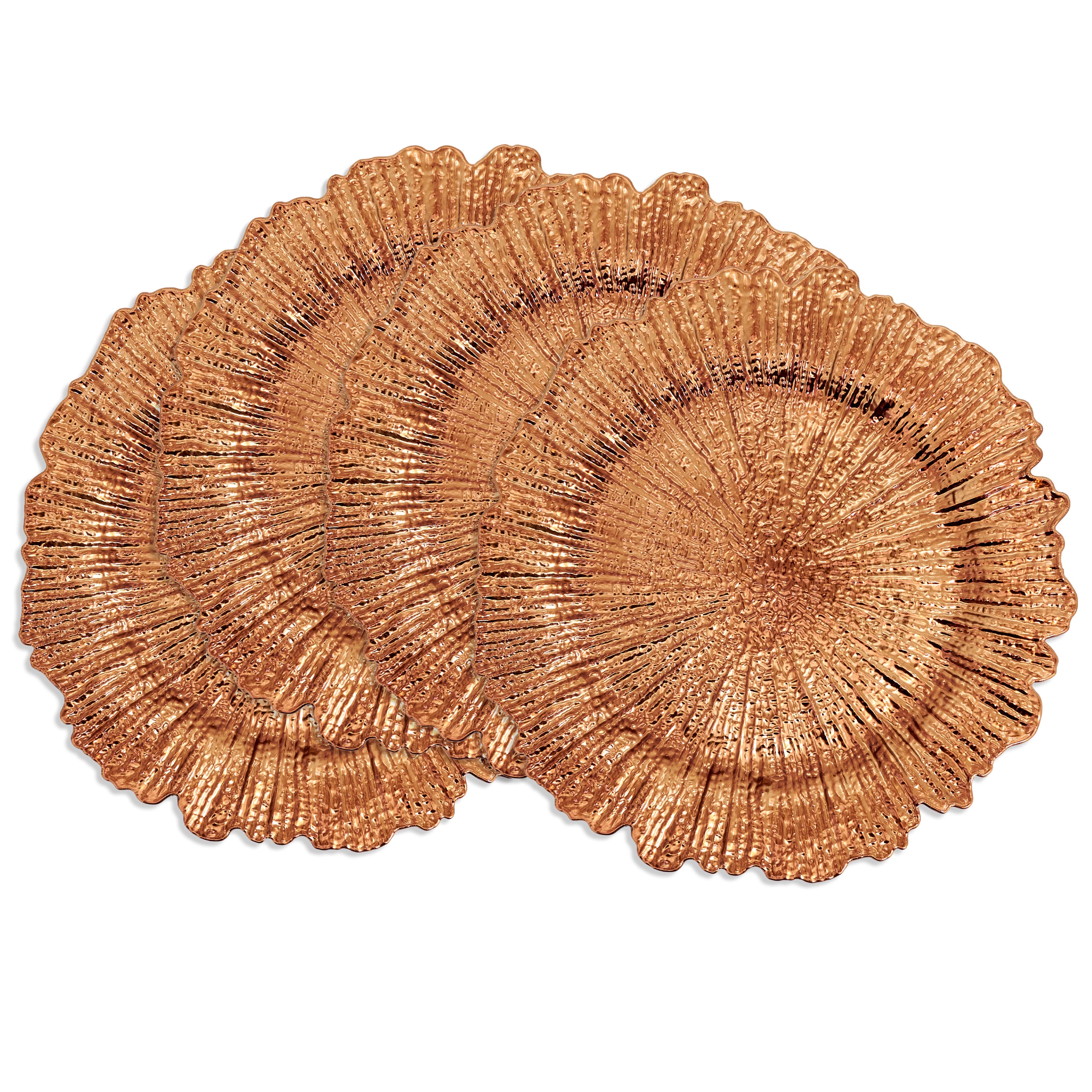 Radiant Elegance Starburst Charger, Set of 4