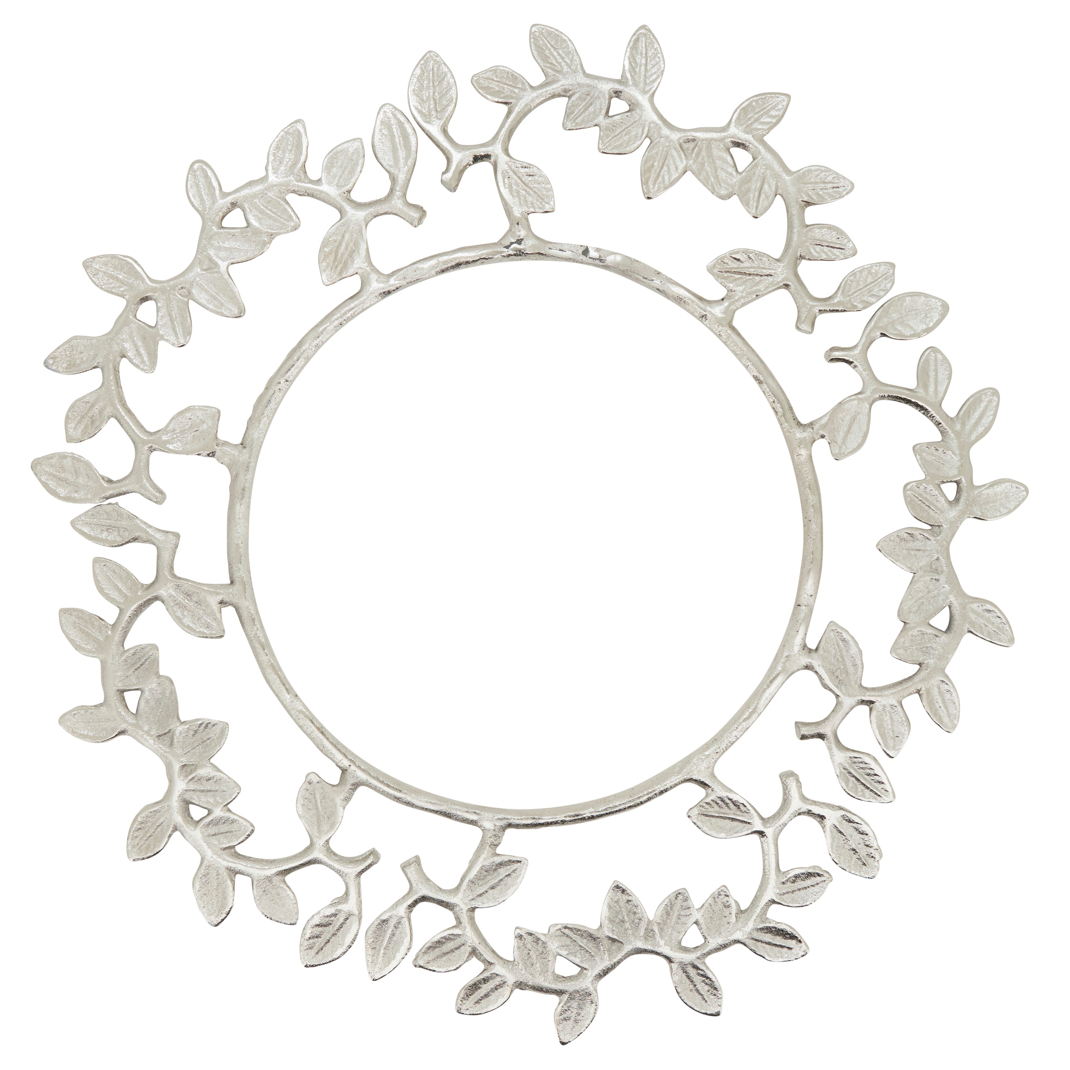 Leaf Border Charger, Set of 4