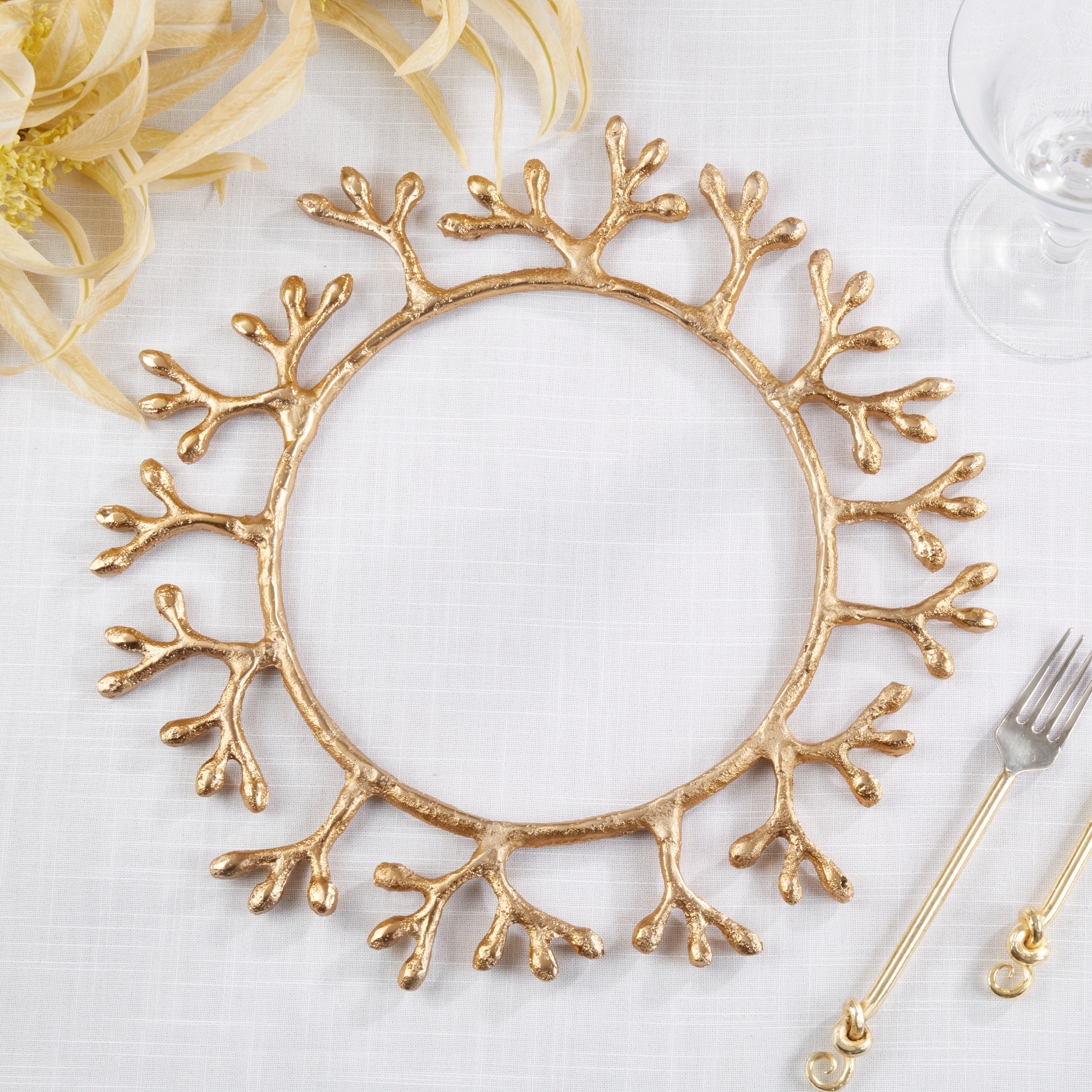 Berries Frame Charger, Set of 4