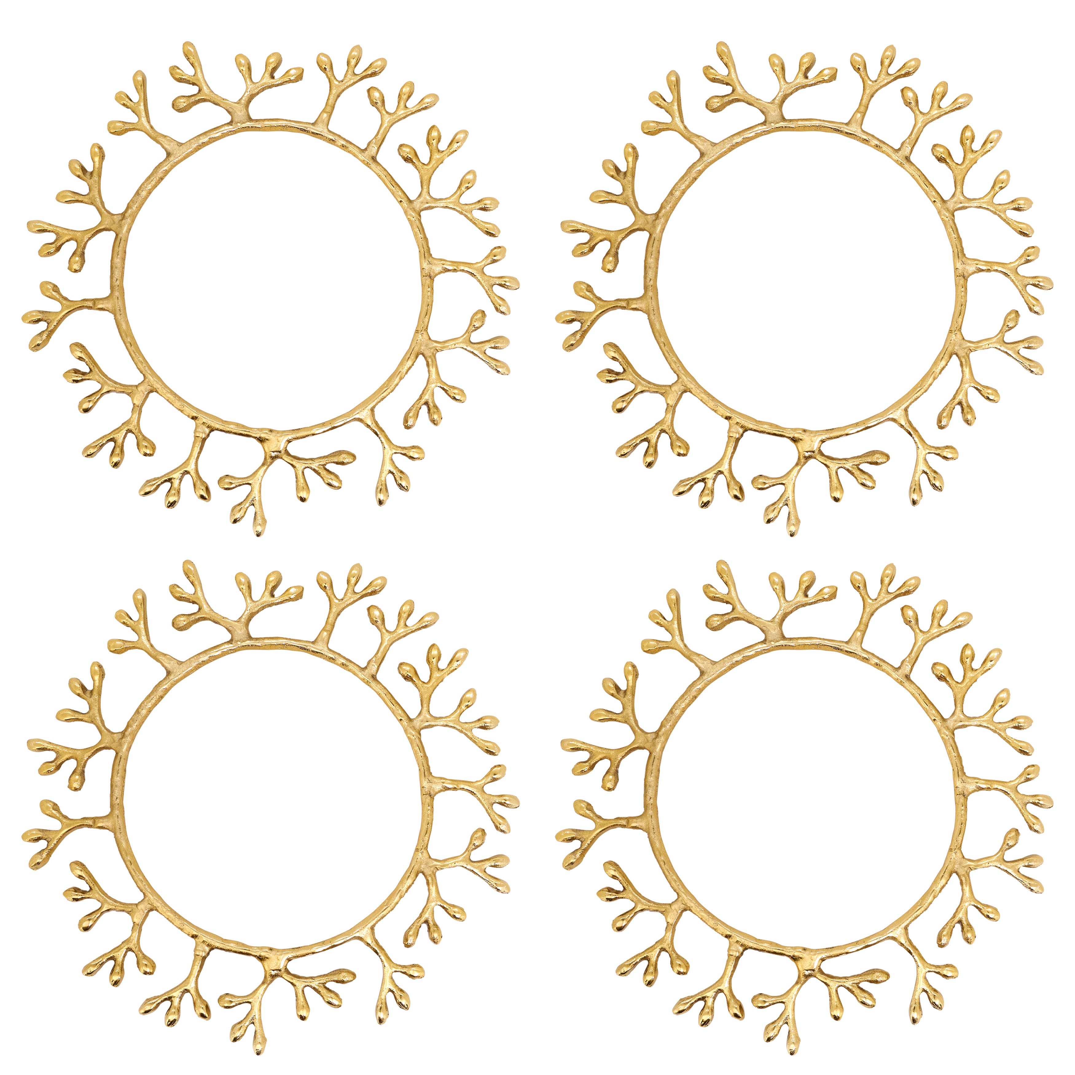 Berries Frame Charger, Set of 4