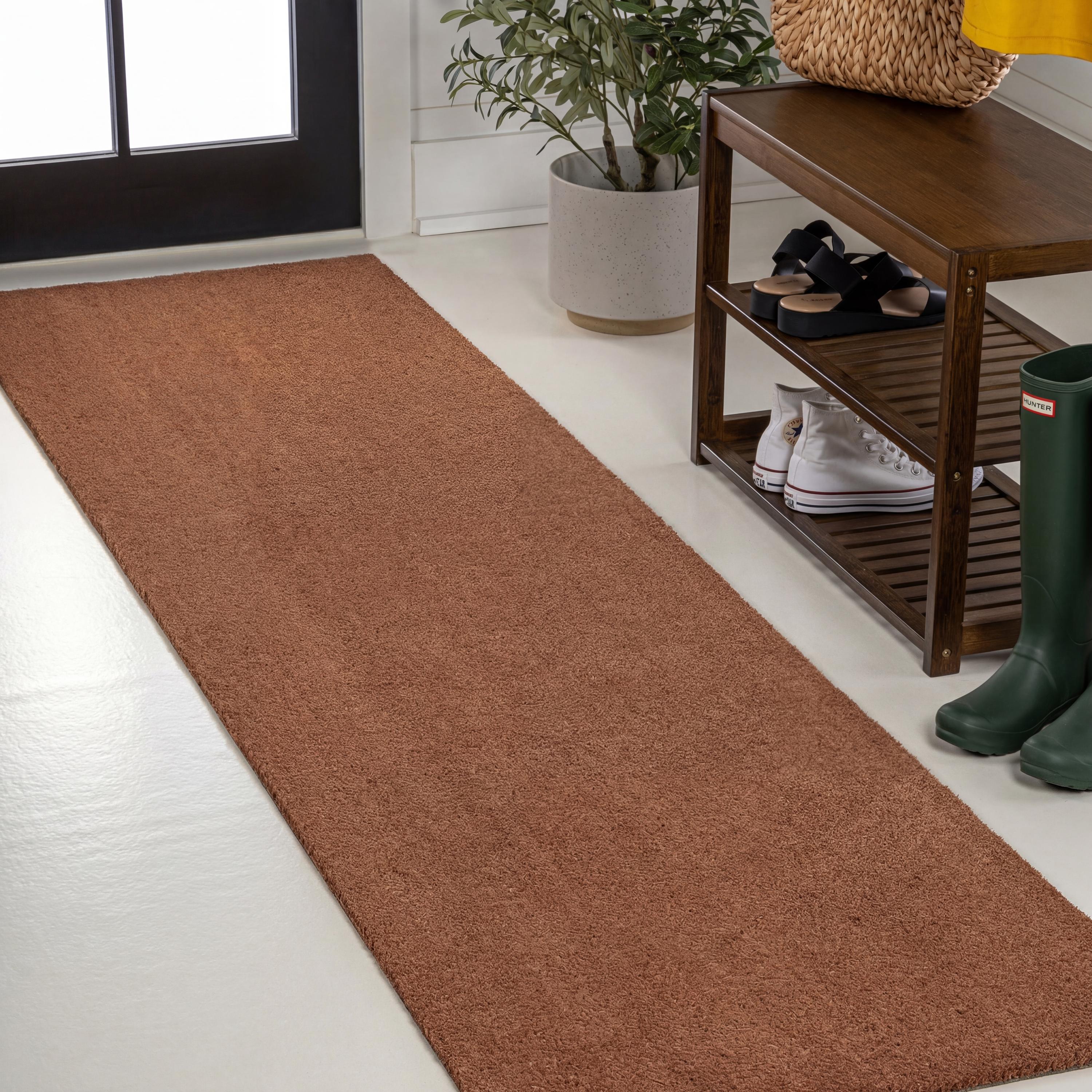 Peater Classic Casual Commercial Natural Coir Indoor/Outdoor Rug