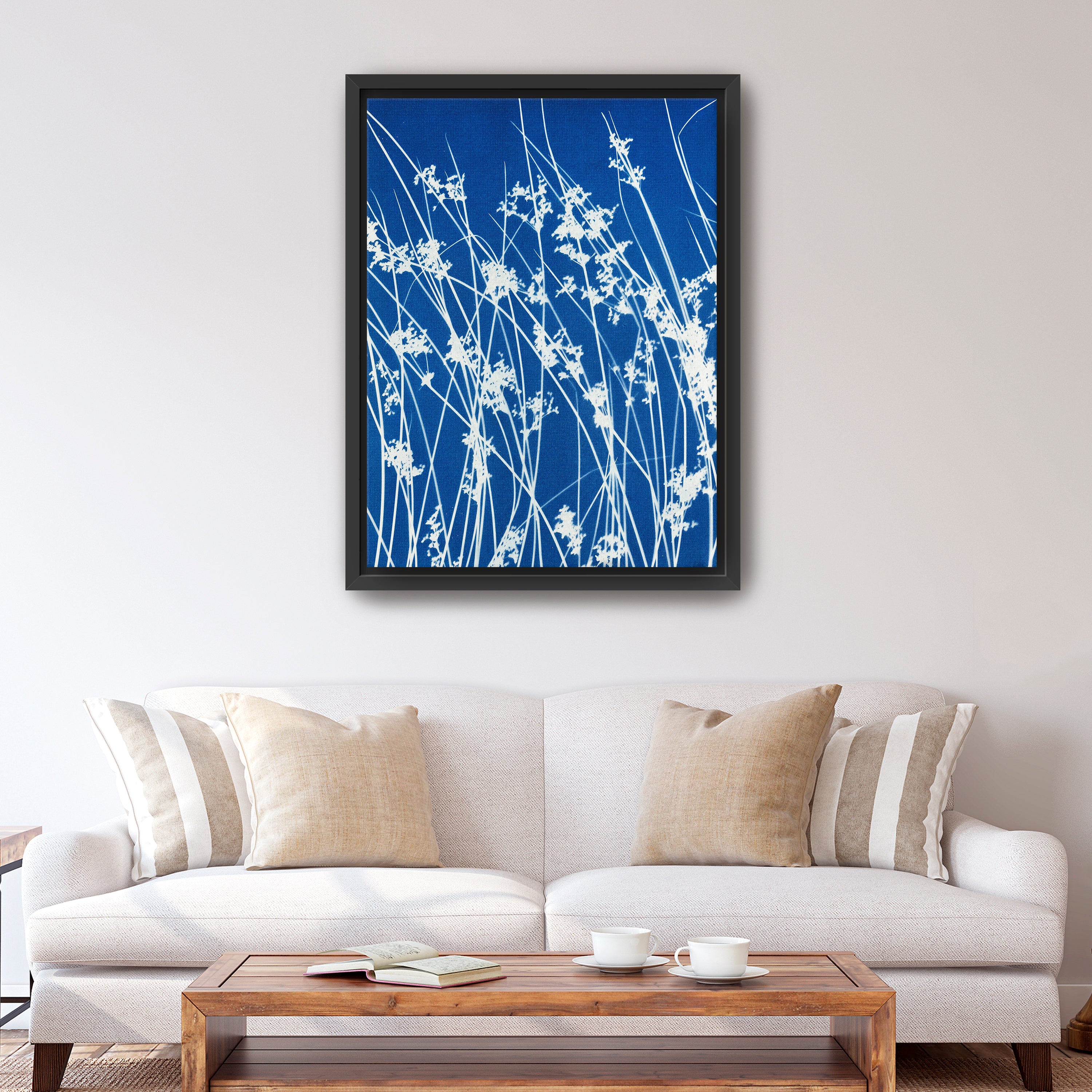Bending Wild Grass Canvas Giclee