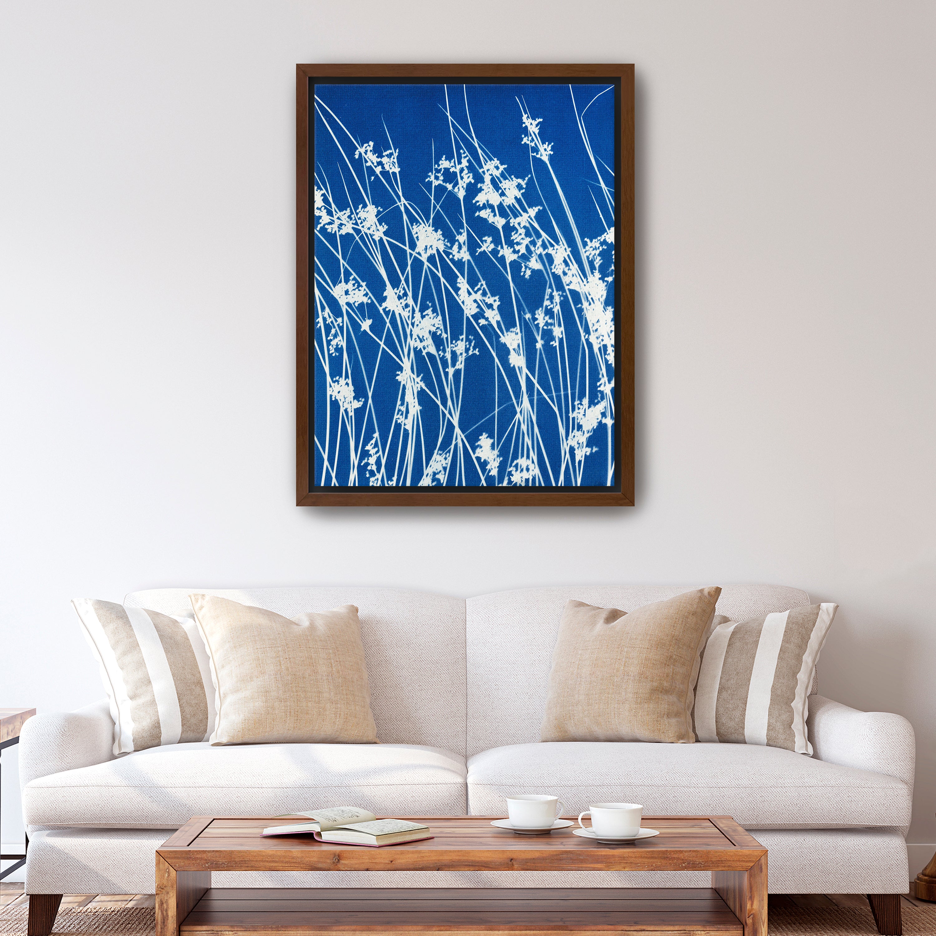 Bending Wild Grass Canvas Giclee
