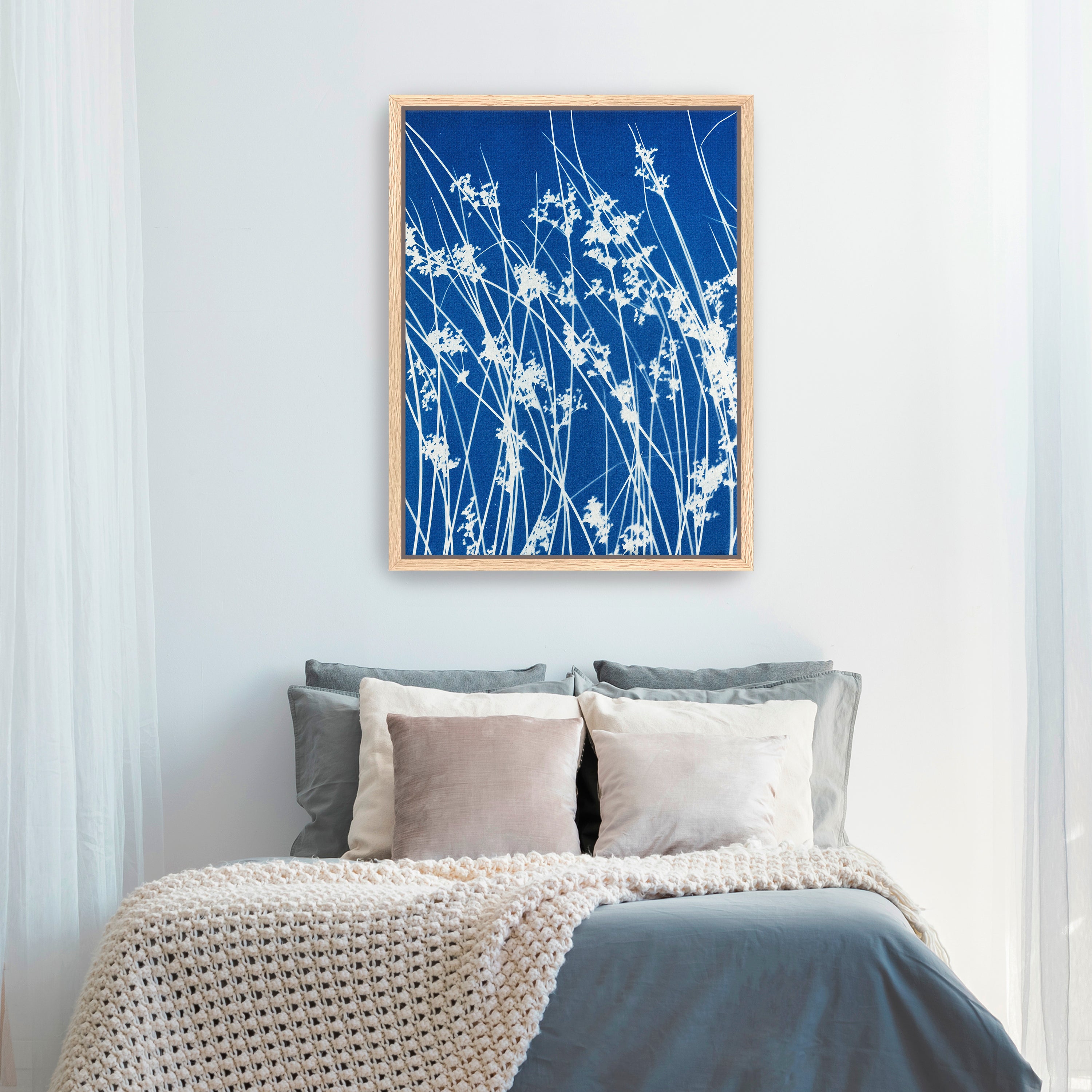 Bending Wild Grass Canvas Giclee