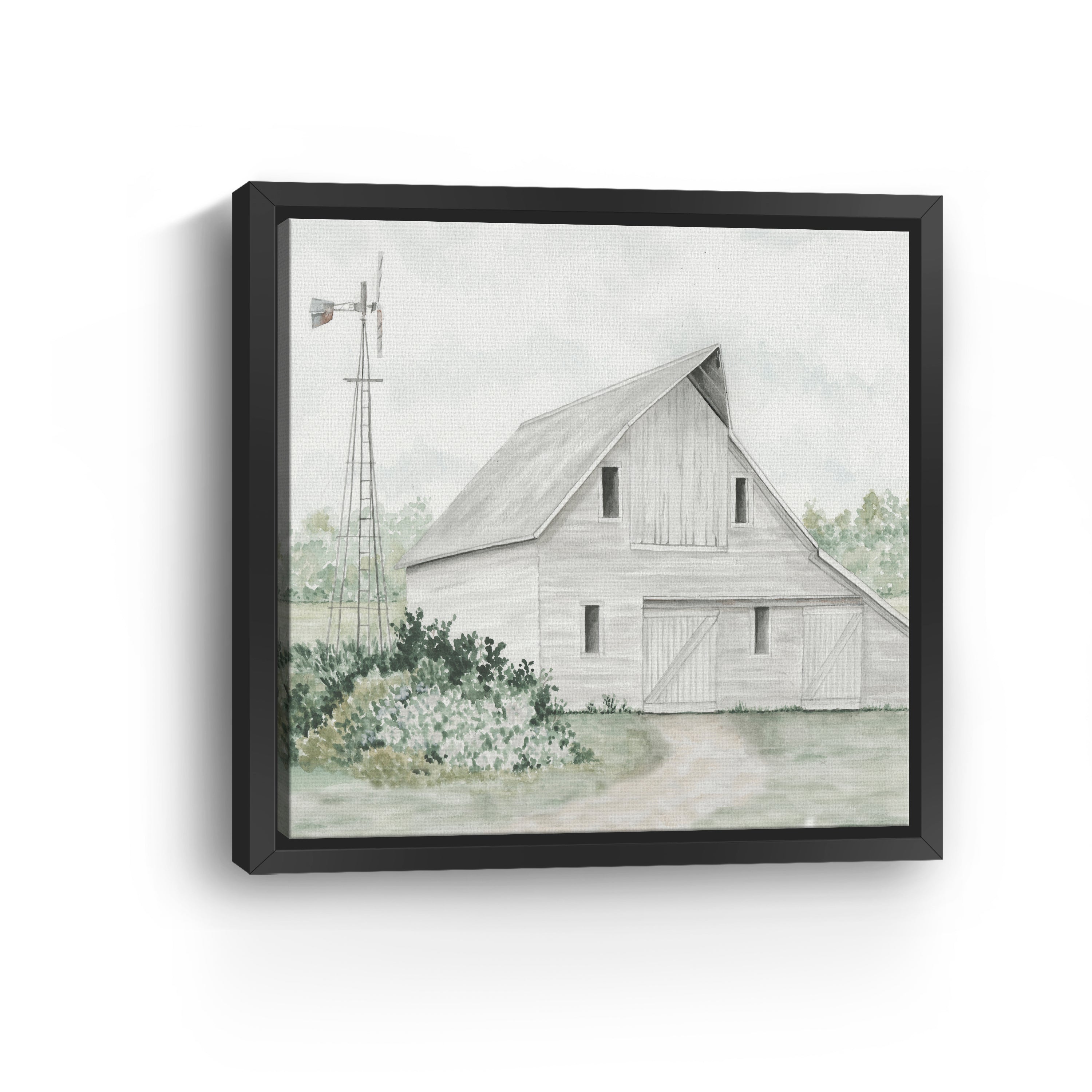 Barn on Duke Ranch Canvas Giclee