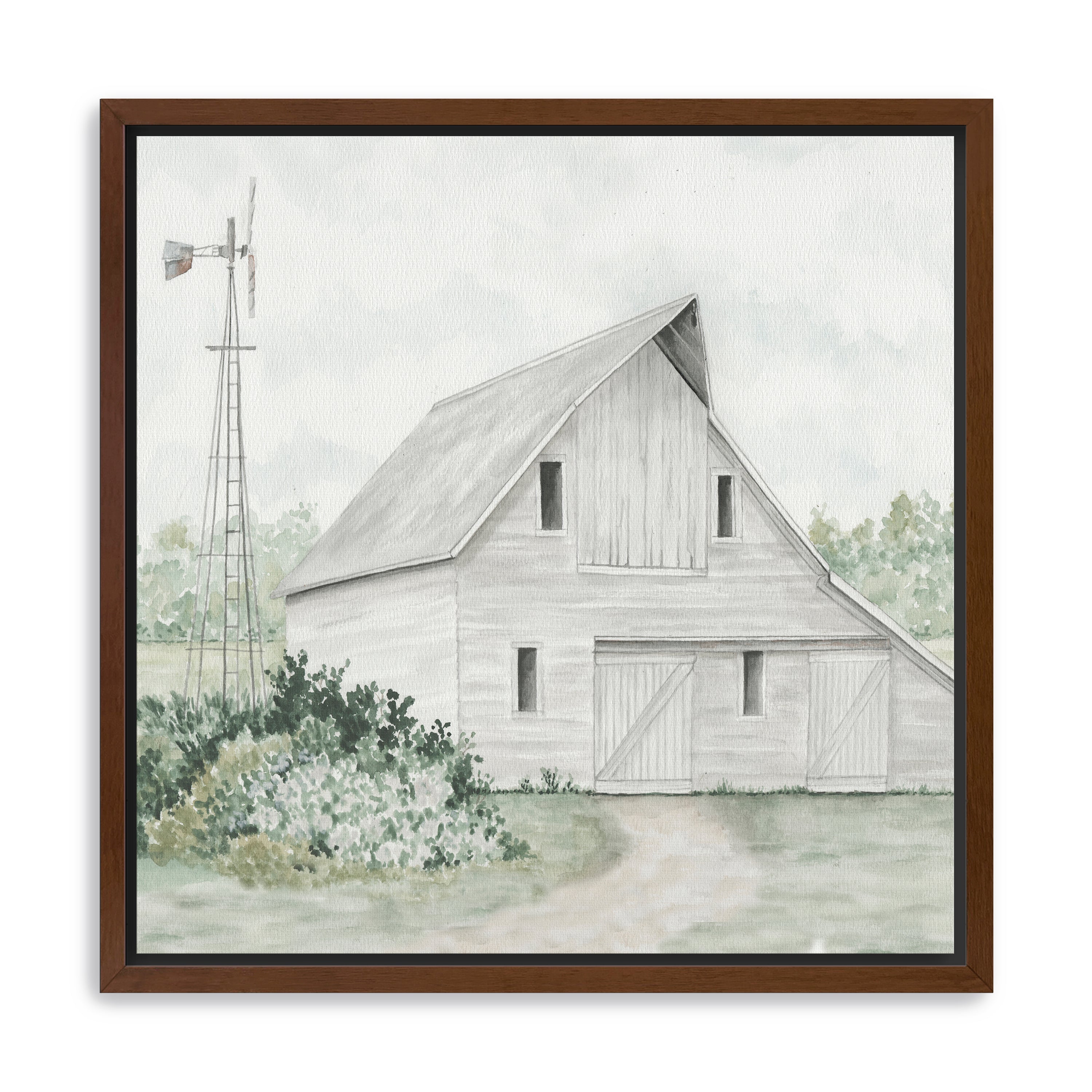 Barn on Duke Ranch Canvas Giclee