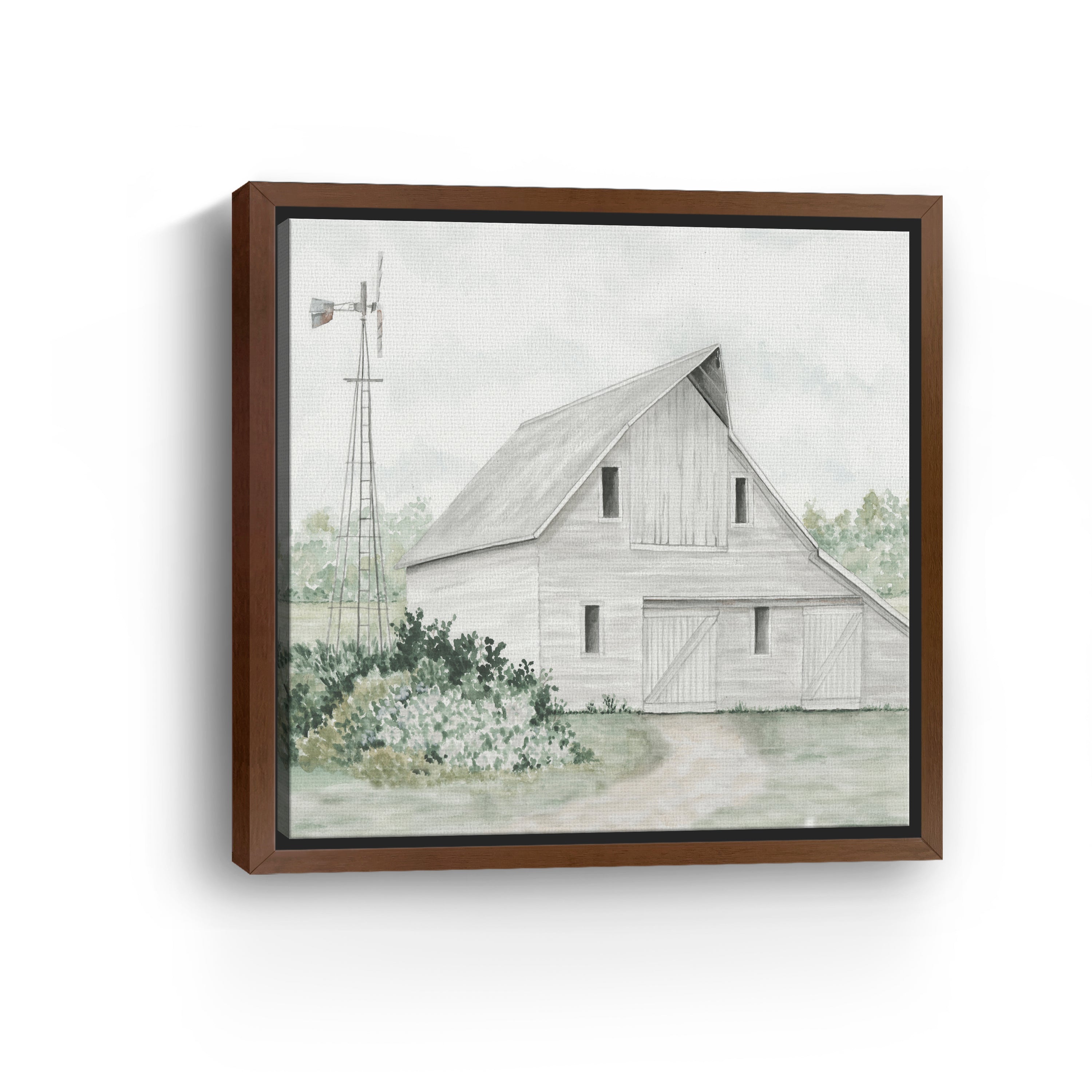 Barn on Duke Ranch Canvas Giclee