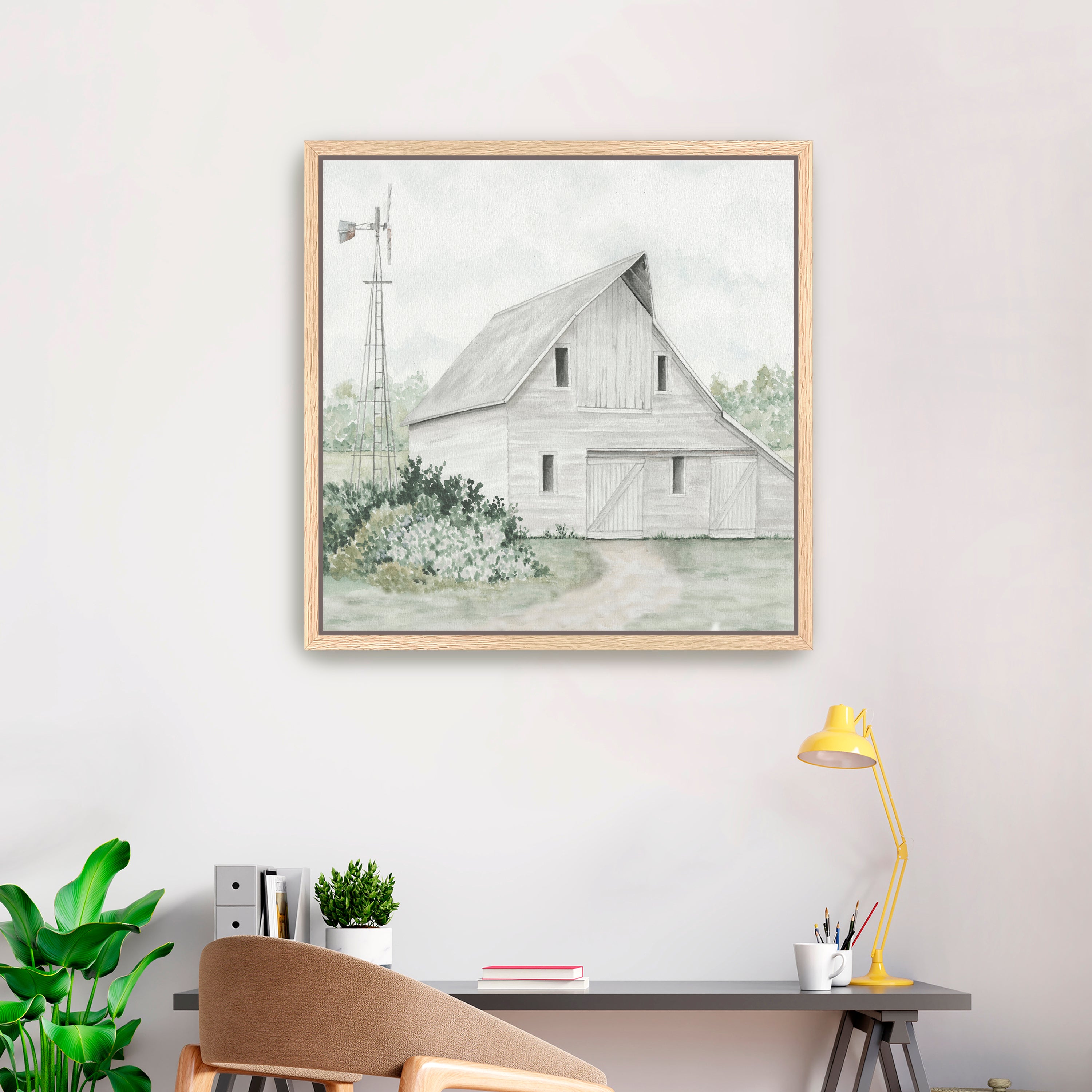 Barn on Duke Ranch Canvas Giclee