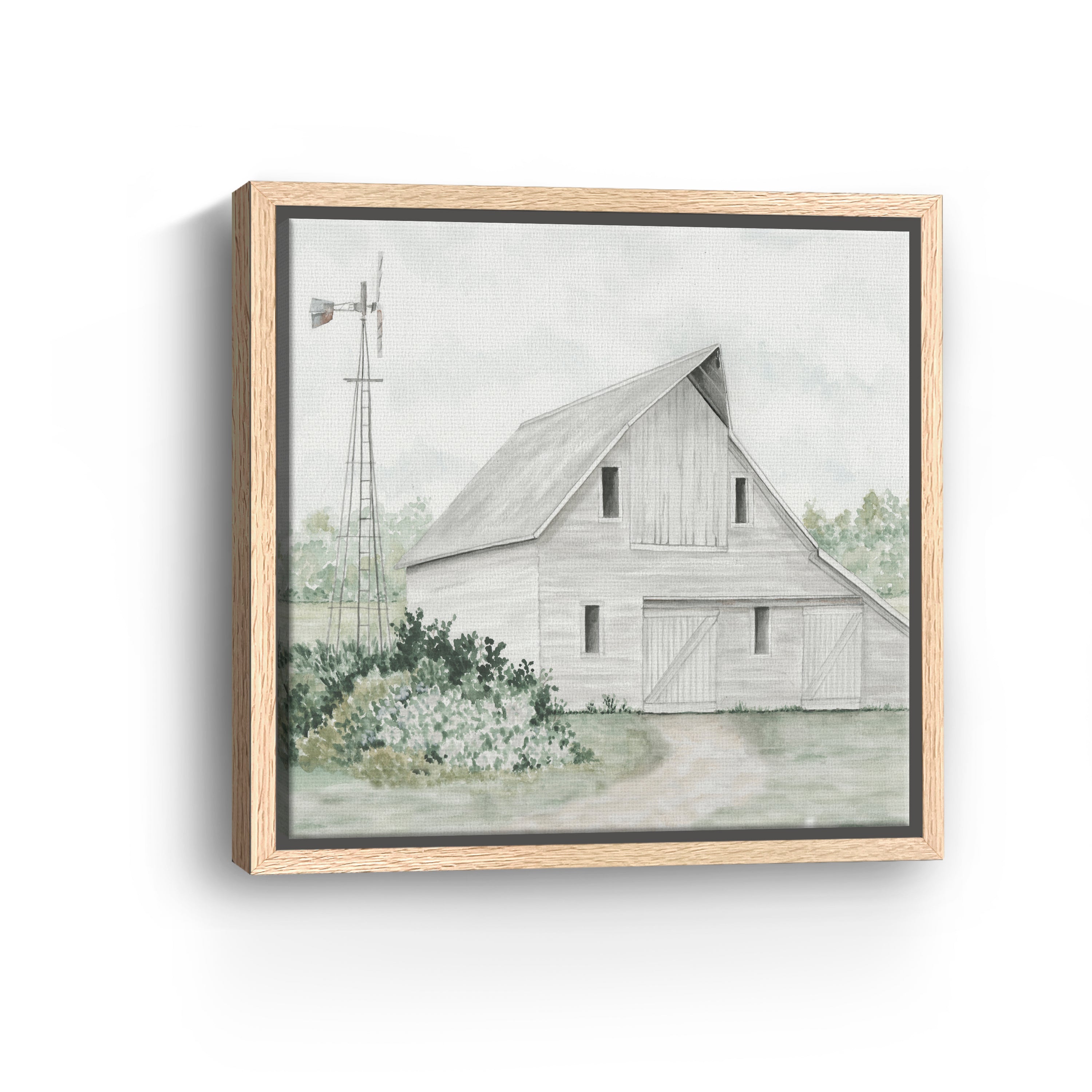 Barn on Duke Ranch Canvas Giclee