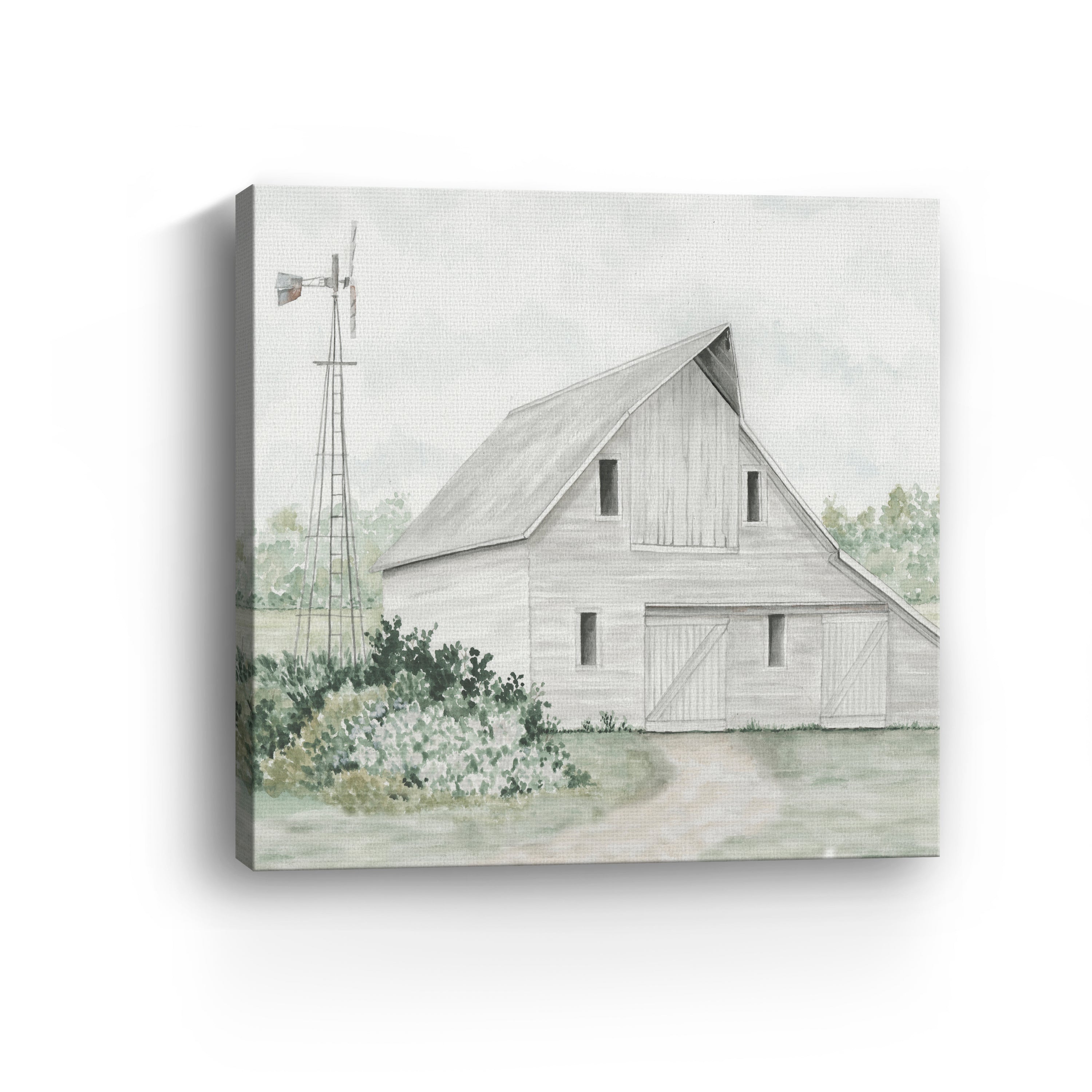 Barn on Duke Ranch Canvas Giclee