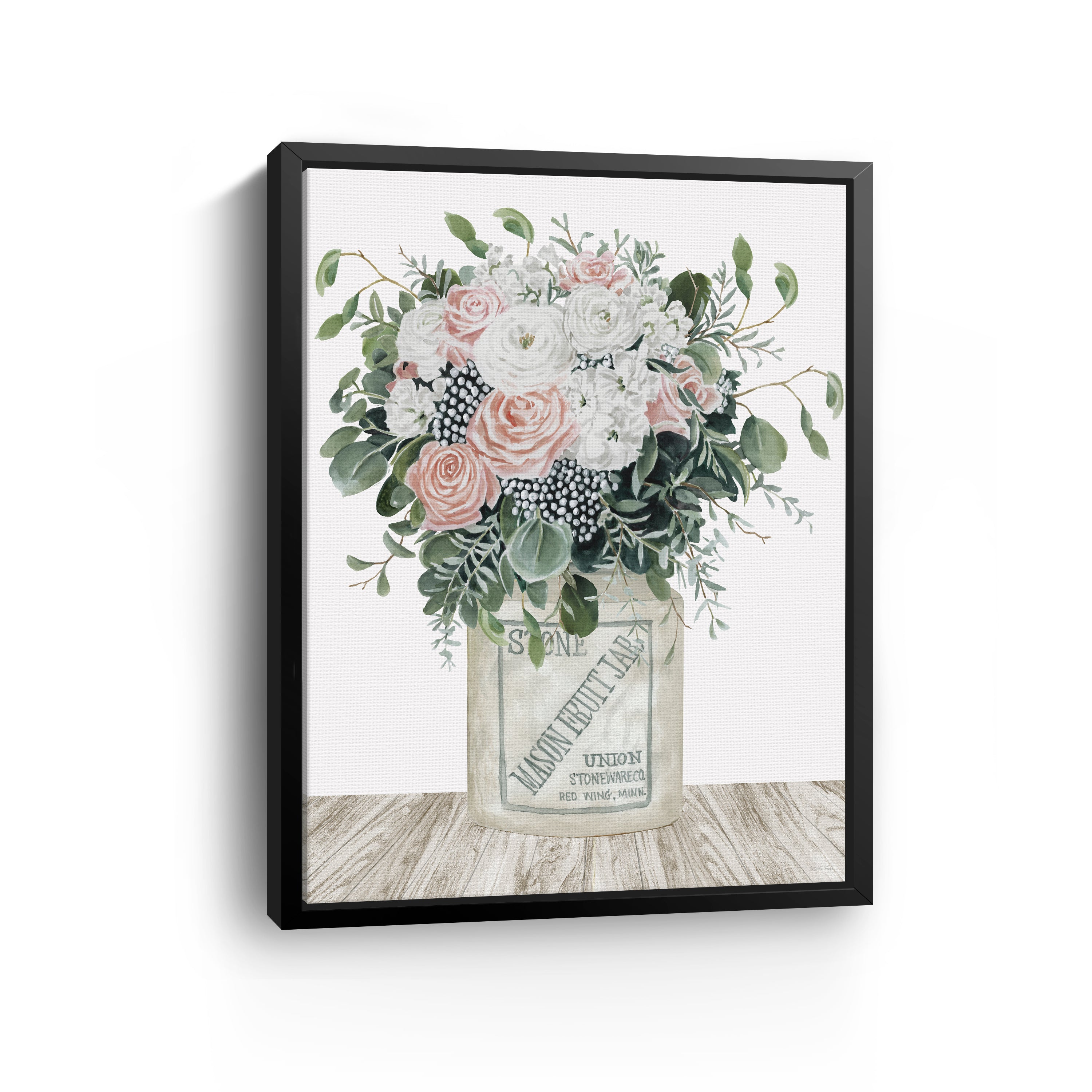 Farm Fresh Flowers I Canvas Giclee