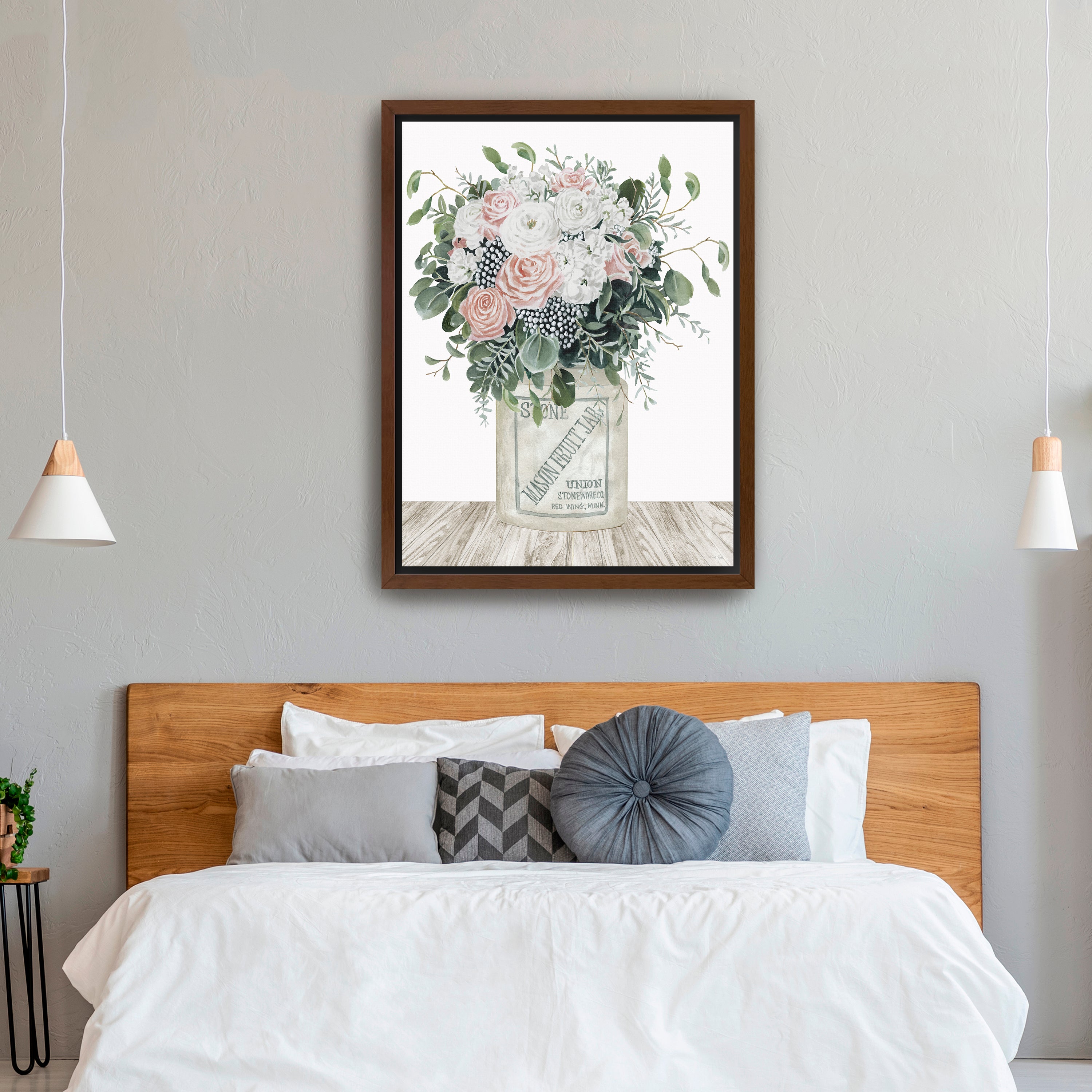 Farm Fresh Flowers I Canvas Giclee